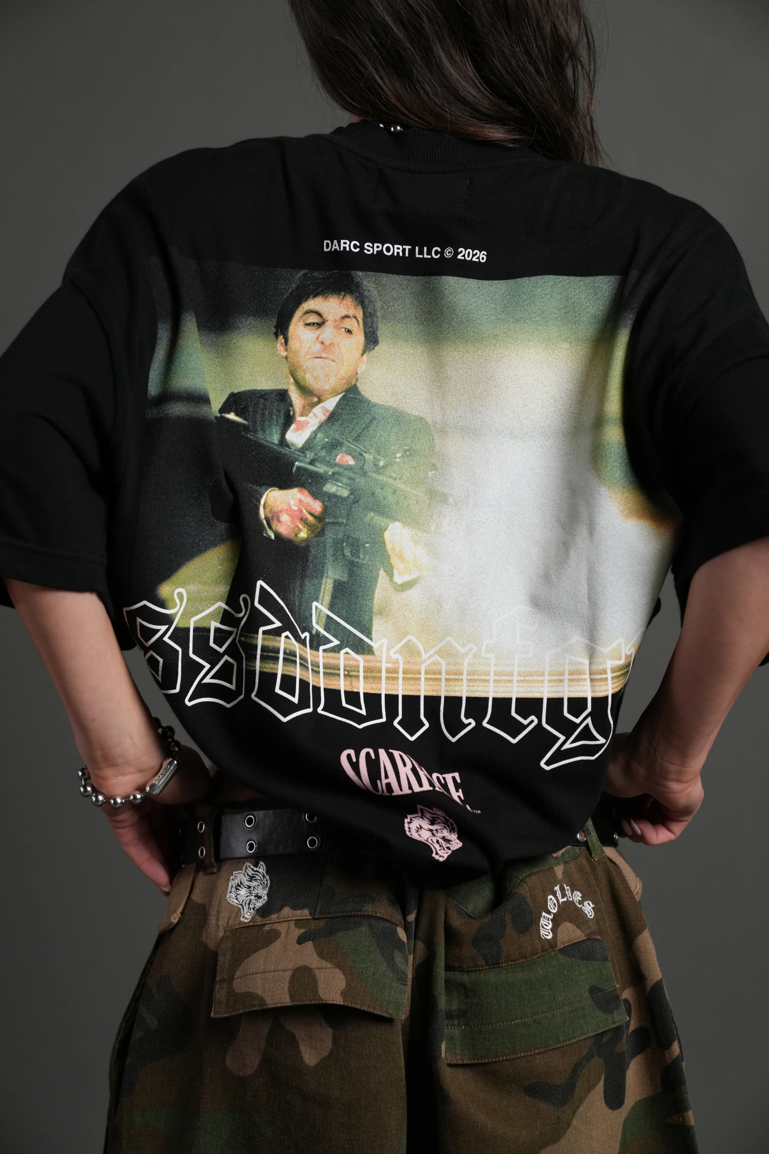 No Mercy Premium Oversized Tee in Black - Image 17