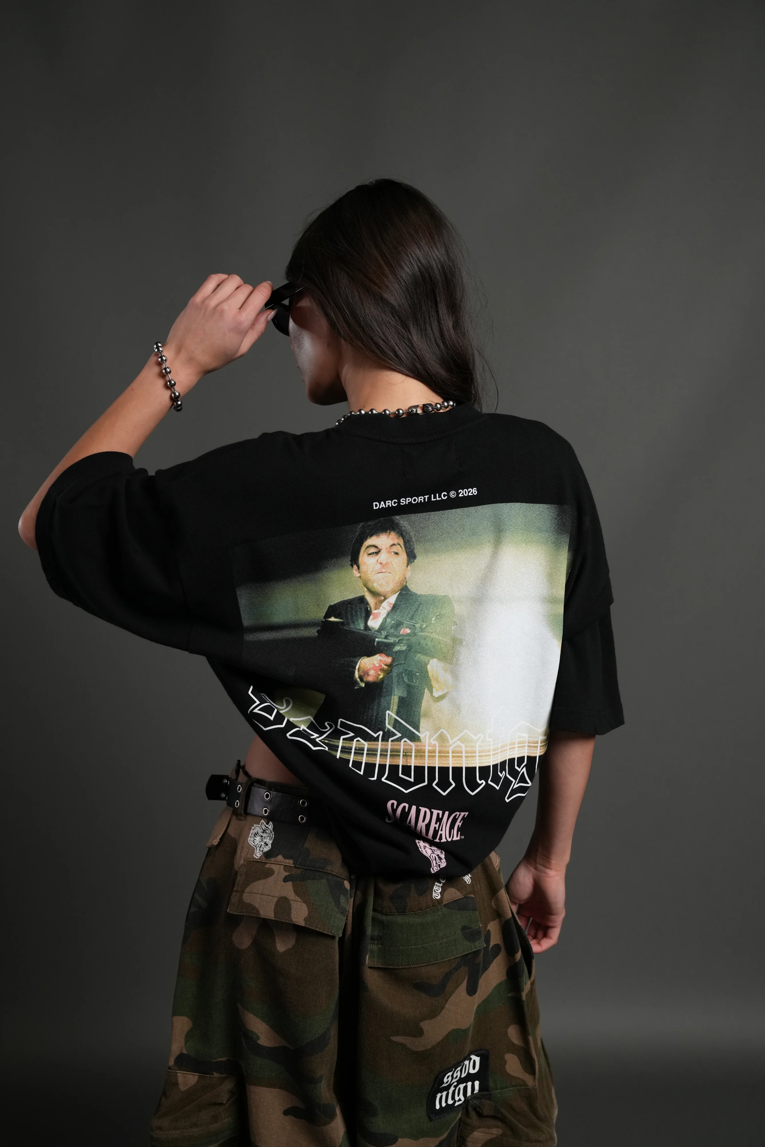 No Mercy Premium Oversized Tee in Black - Image 6