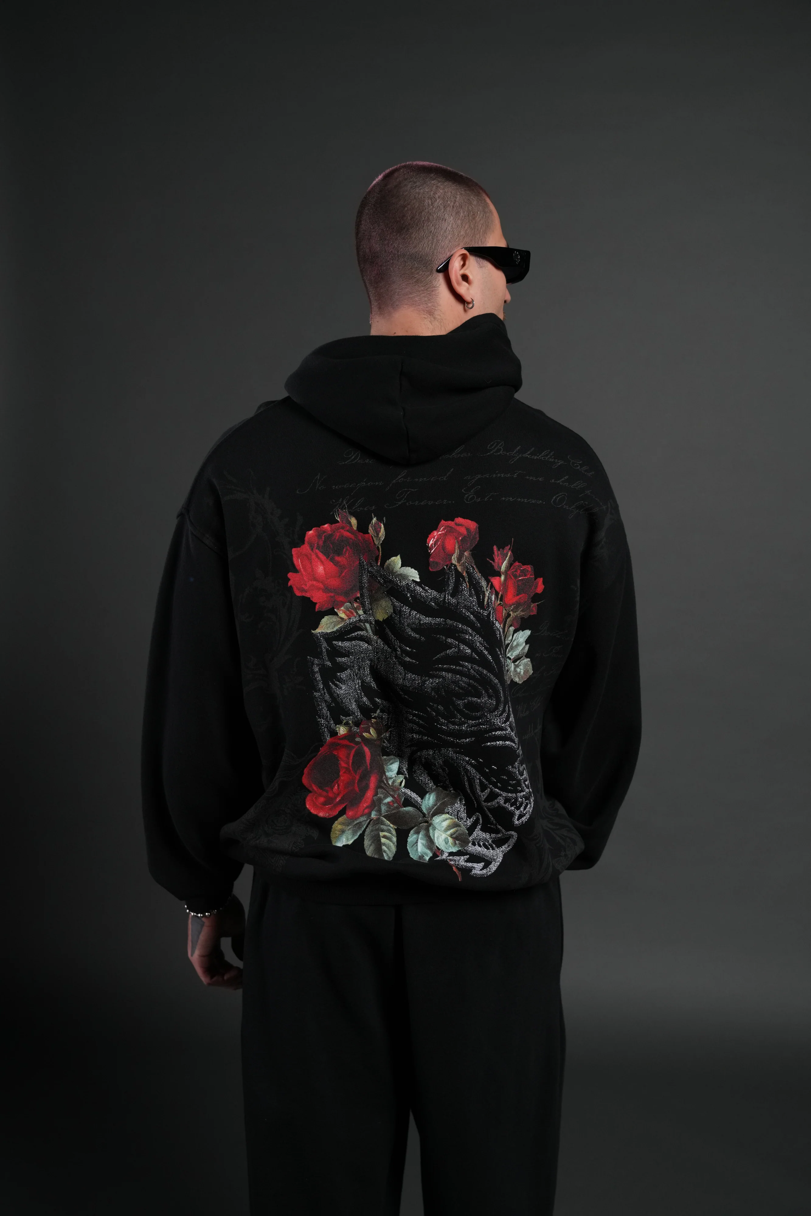 Nocturne Bloom "Pierce" Hoodie in Black - Image 4