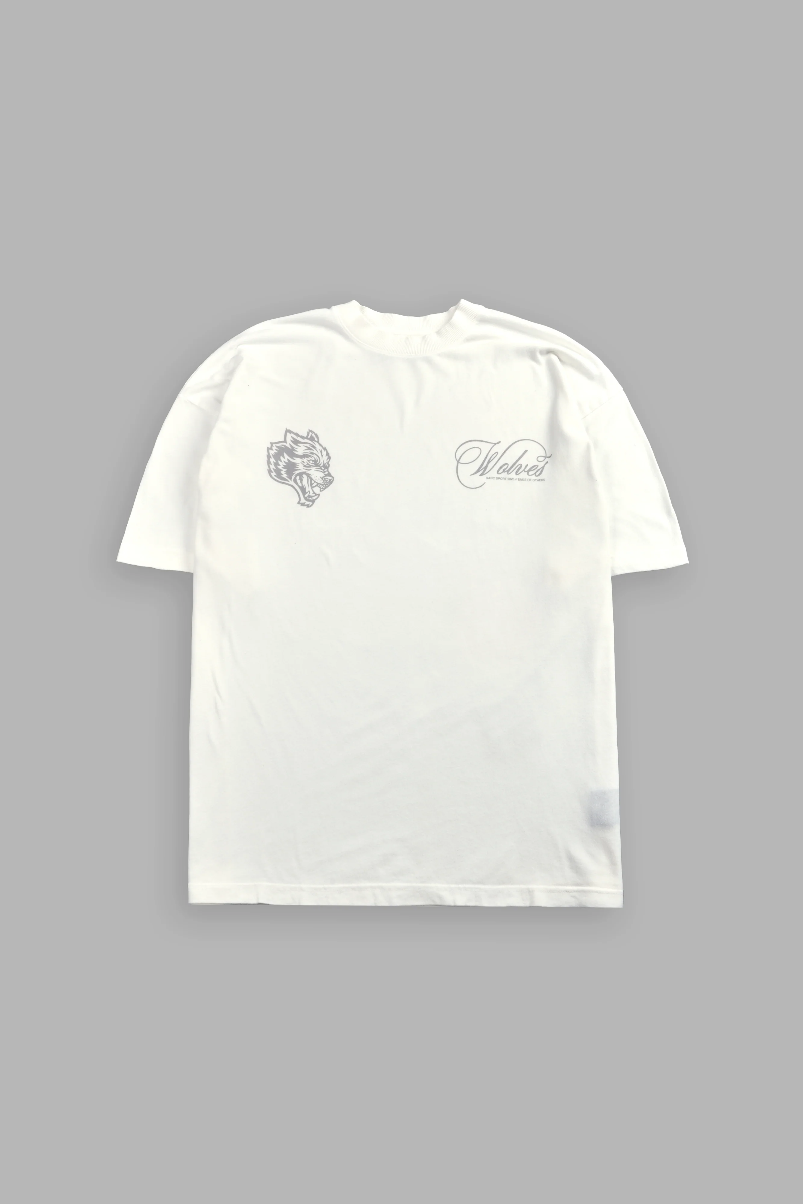 Nocturne Bloom Premium Oversized Tee in Cream - Image 3