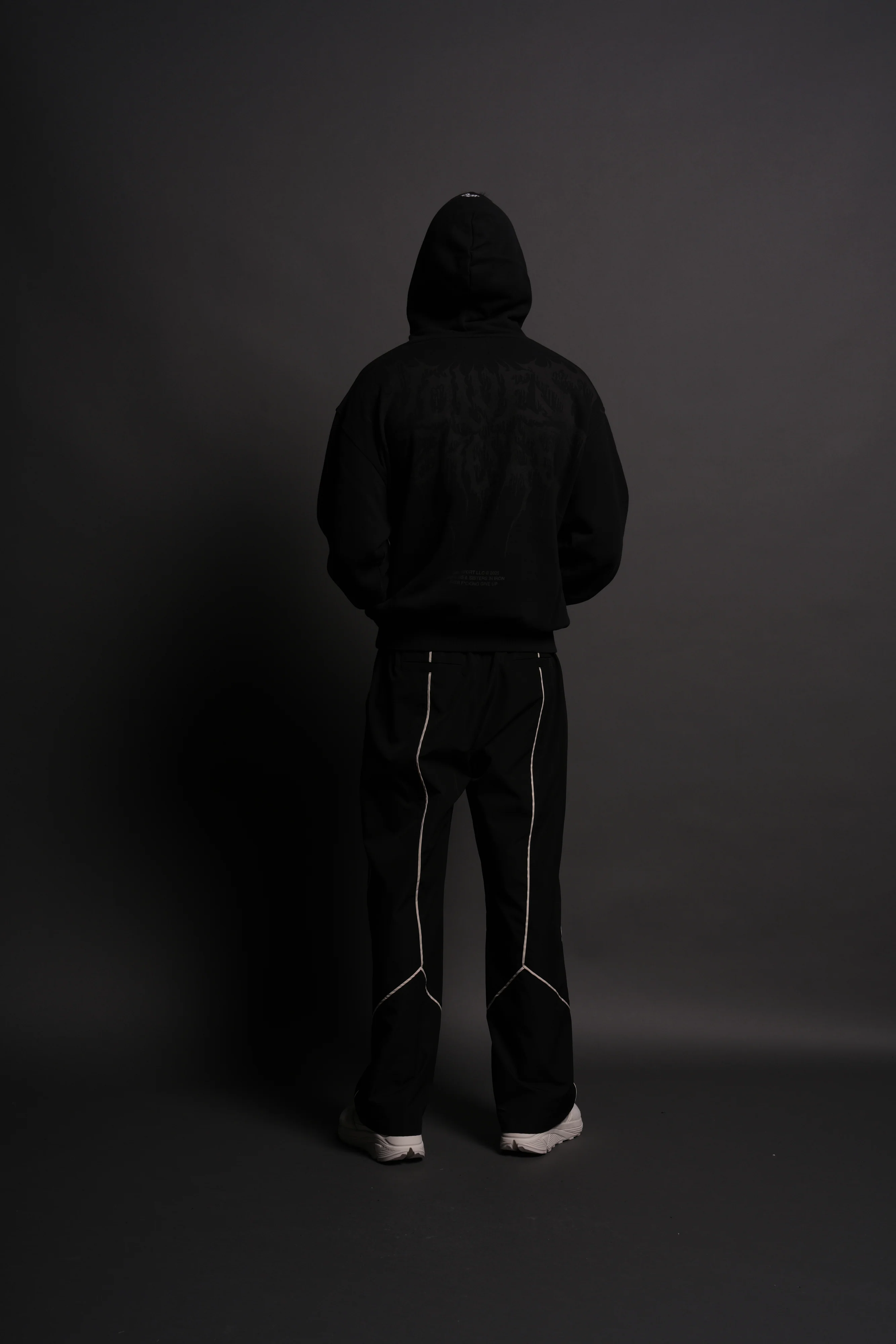 Oni Code "Pierce" Hoodie in Black - Image 6