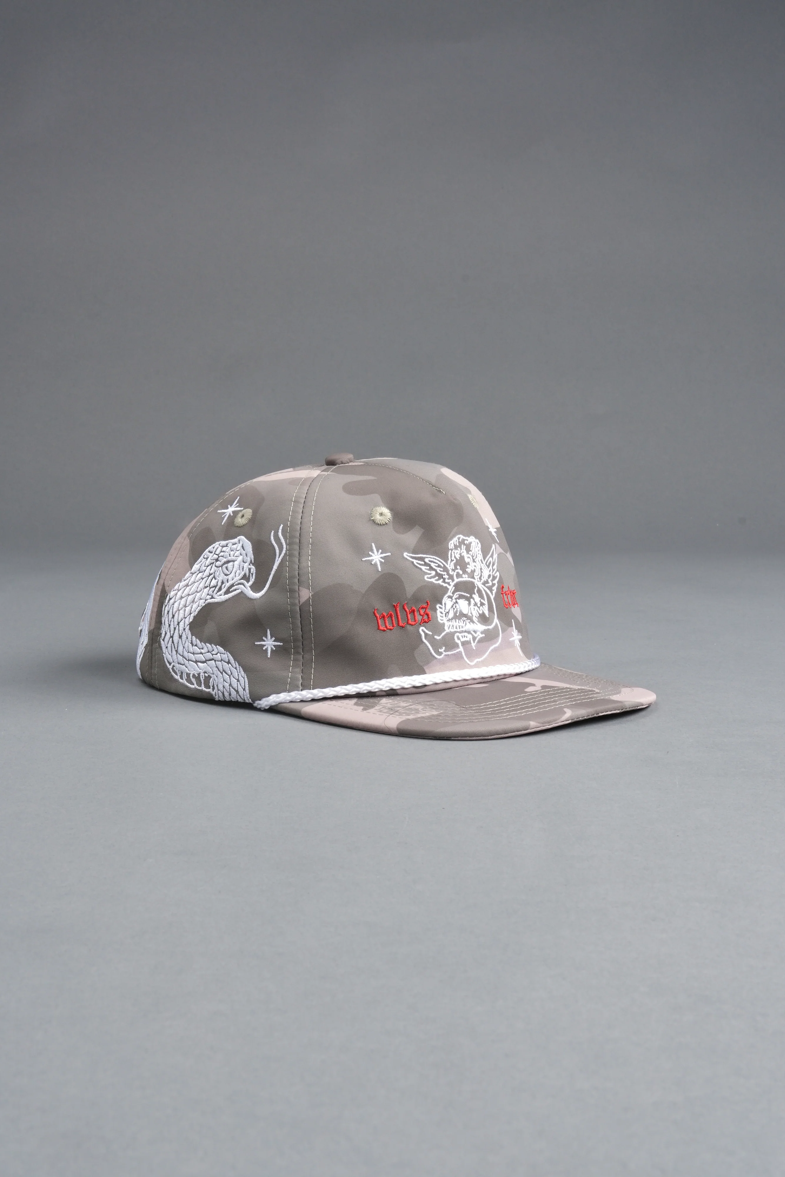 Oni Wolves Paradise Hat in Lush Vintage Woodland Camo - Image 7