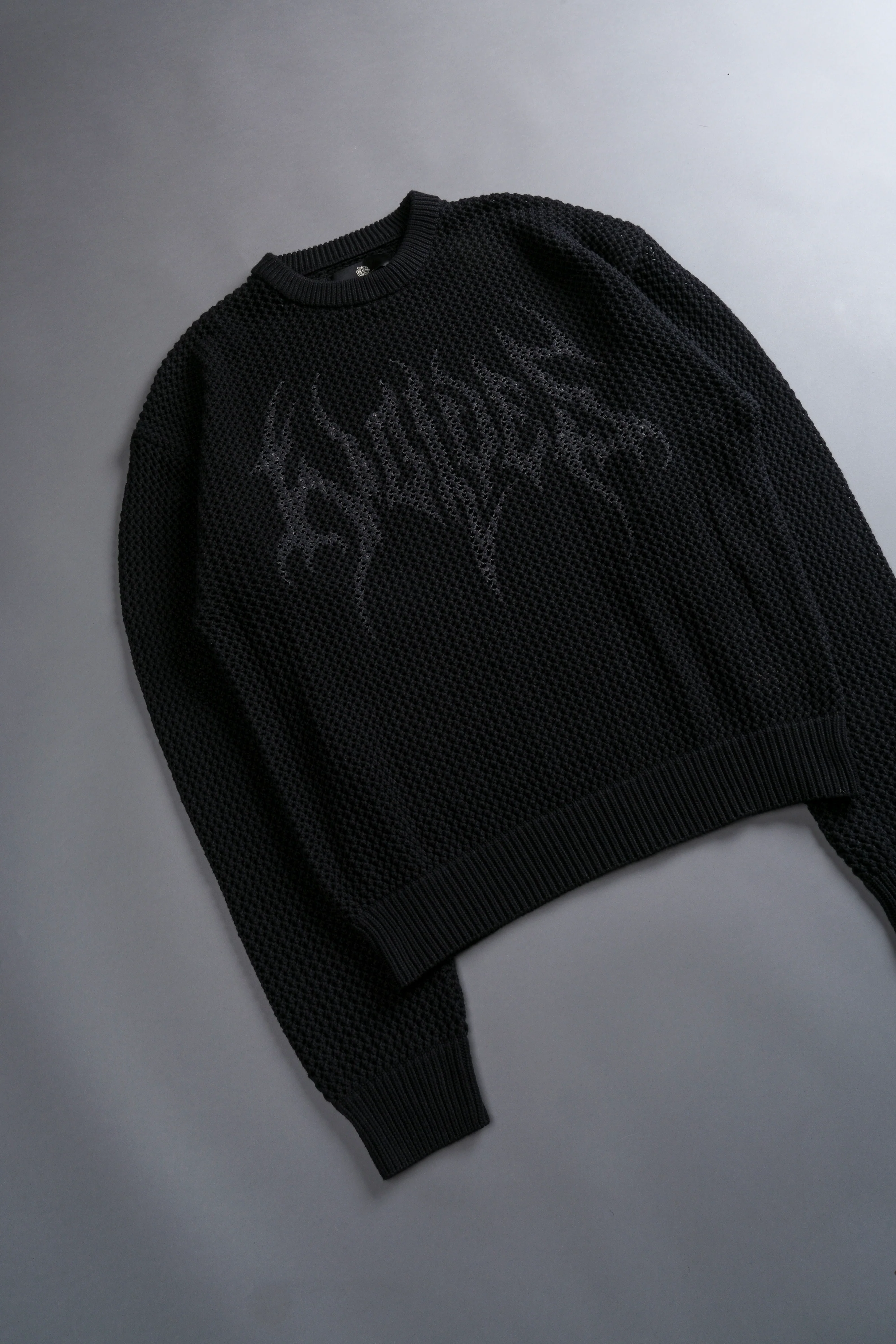 Origin Satva Knit L/S Crewneck in Black - Image 10