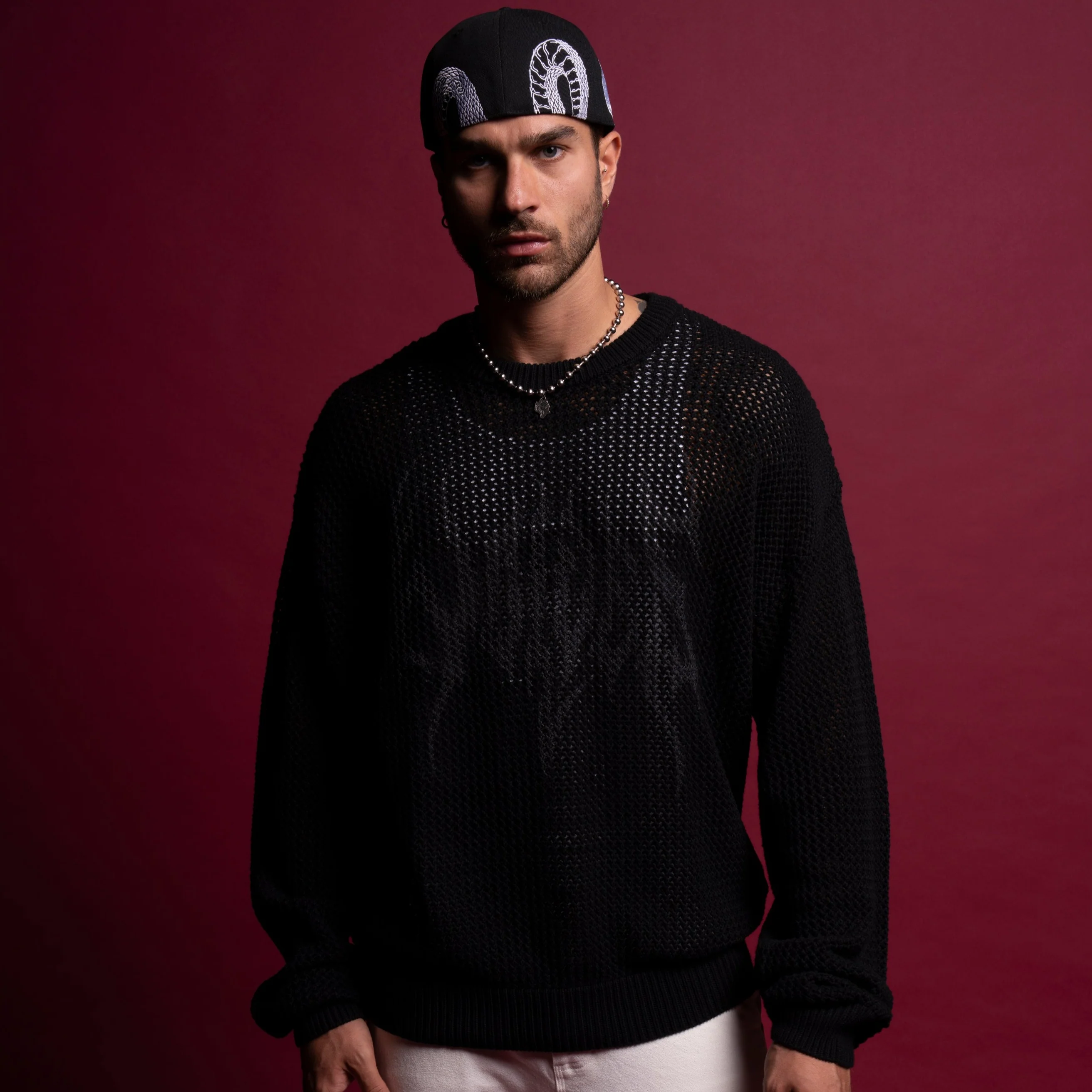 Origin Satva Knit L/S Crewneck in Black - Image 3