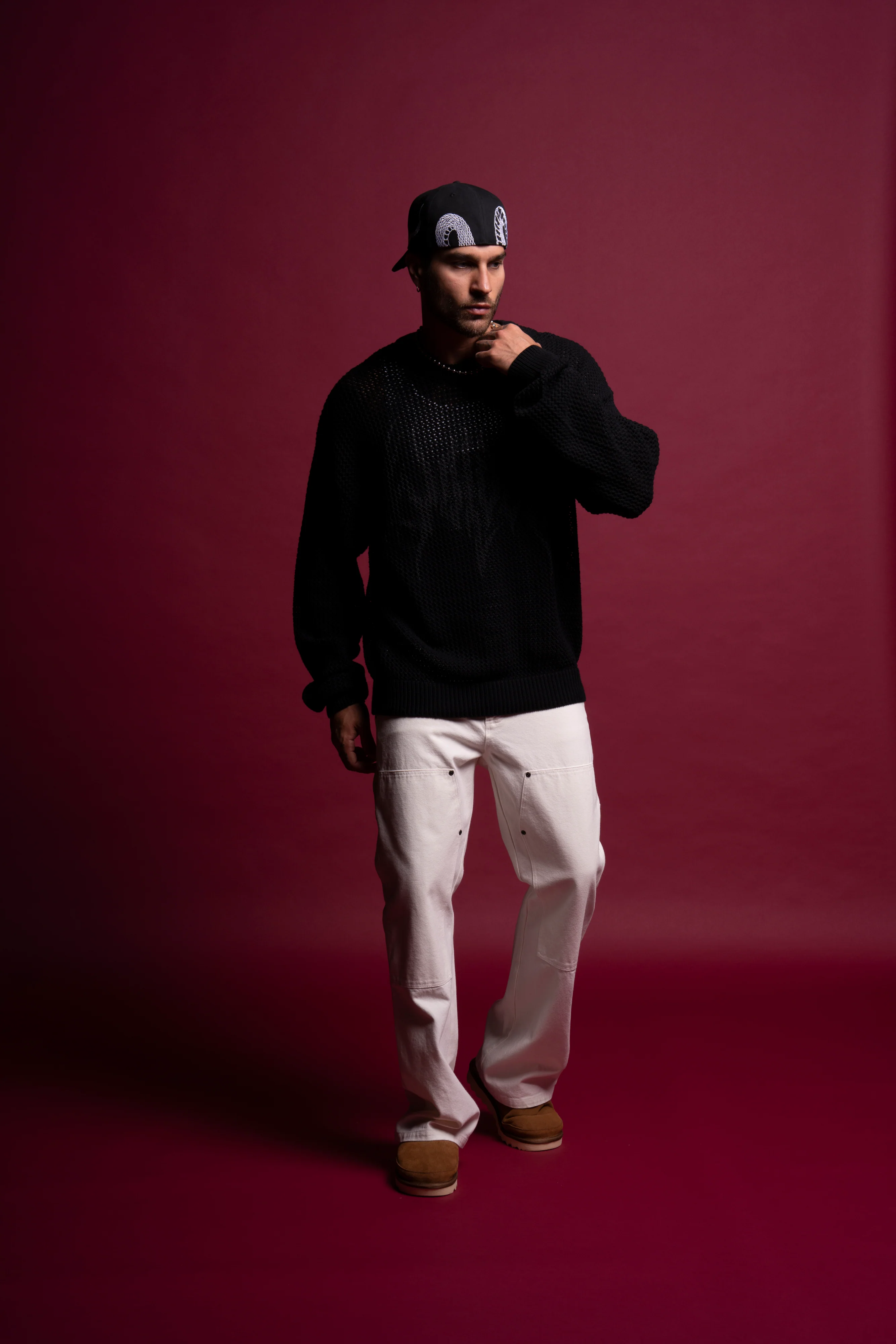 Origin Satva Knit L/S Crewneck in Black - Image 4