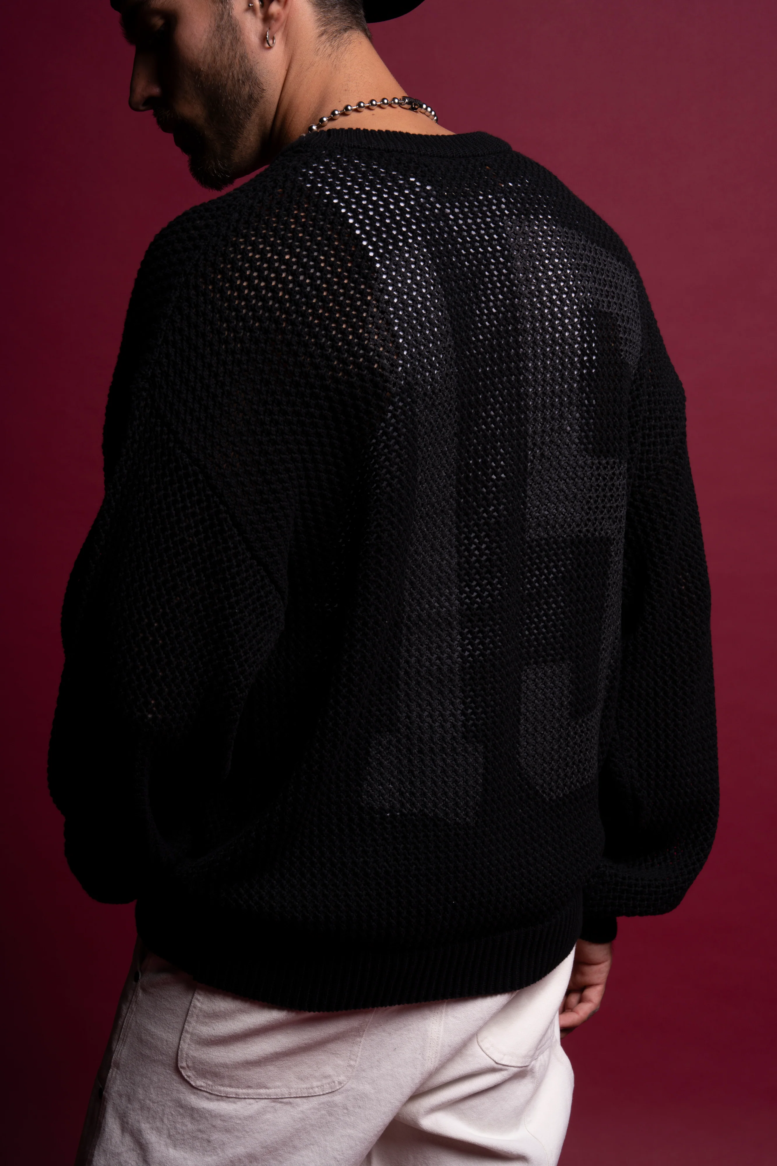 Origin Satva Knit L/S Crewneck in Black - Image 9