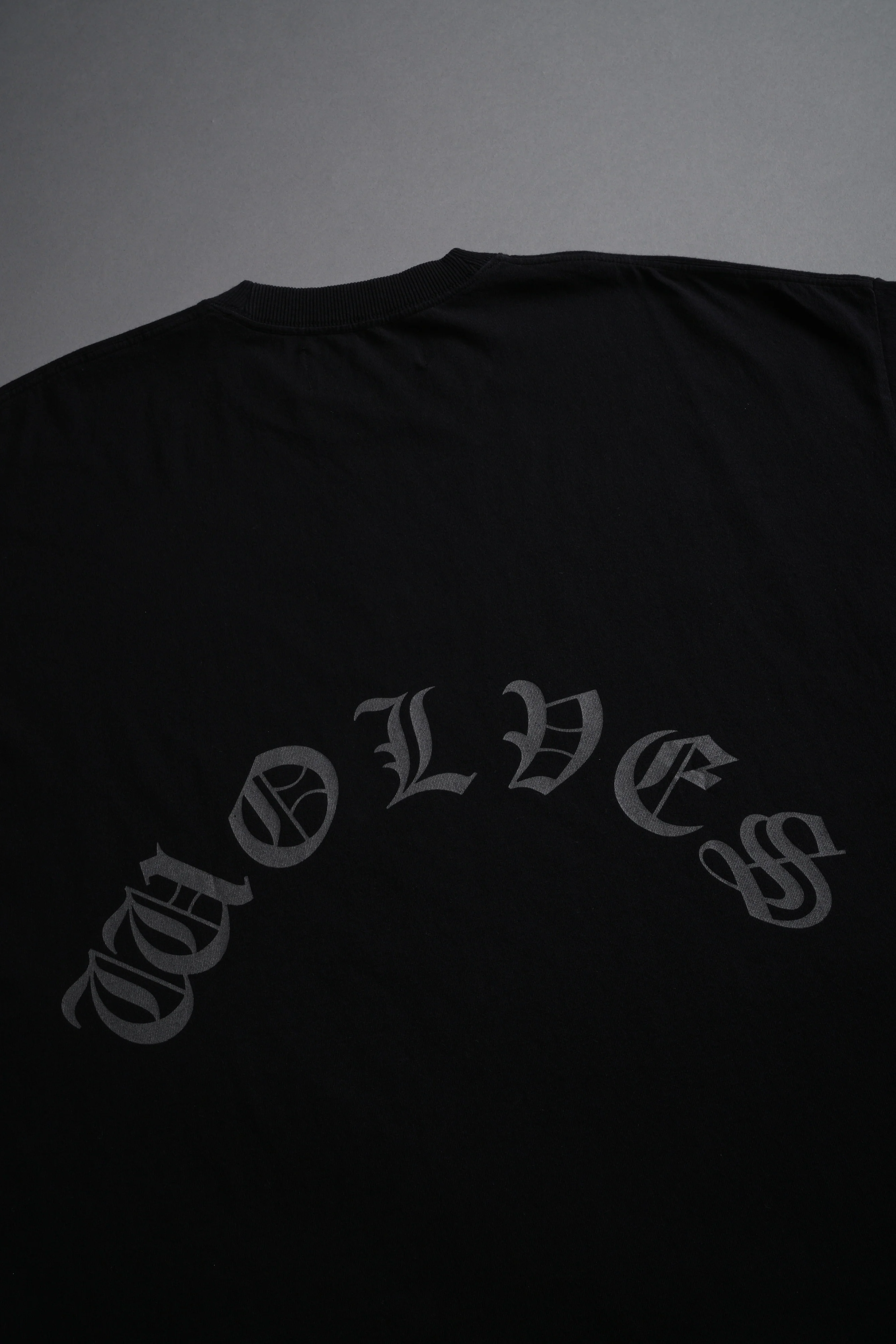 Our Clubs Grunge Cut-Off Tee in Black - Image 10