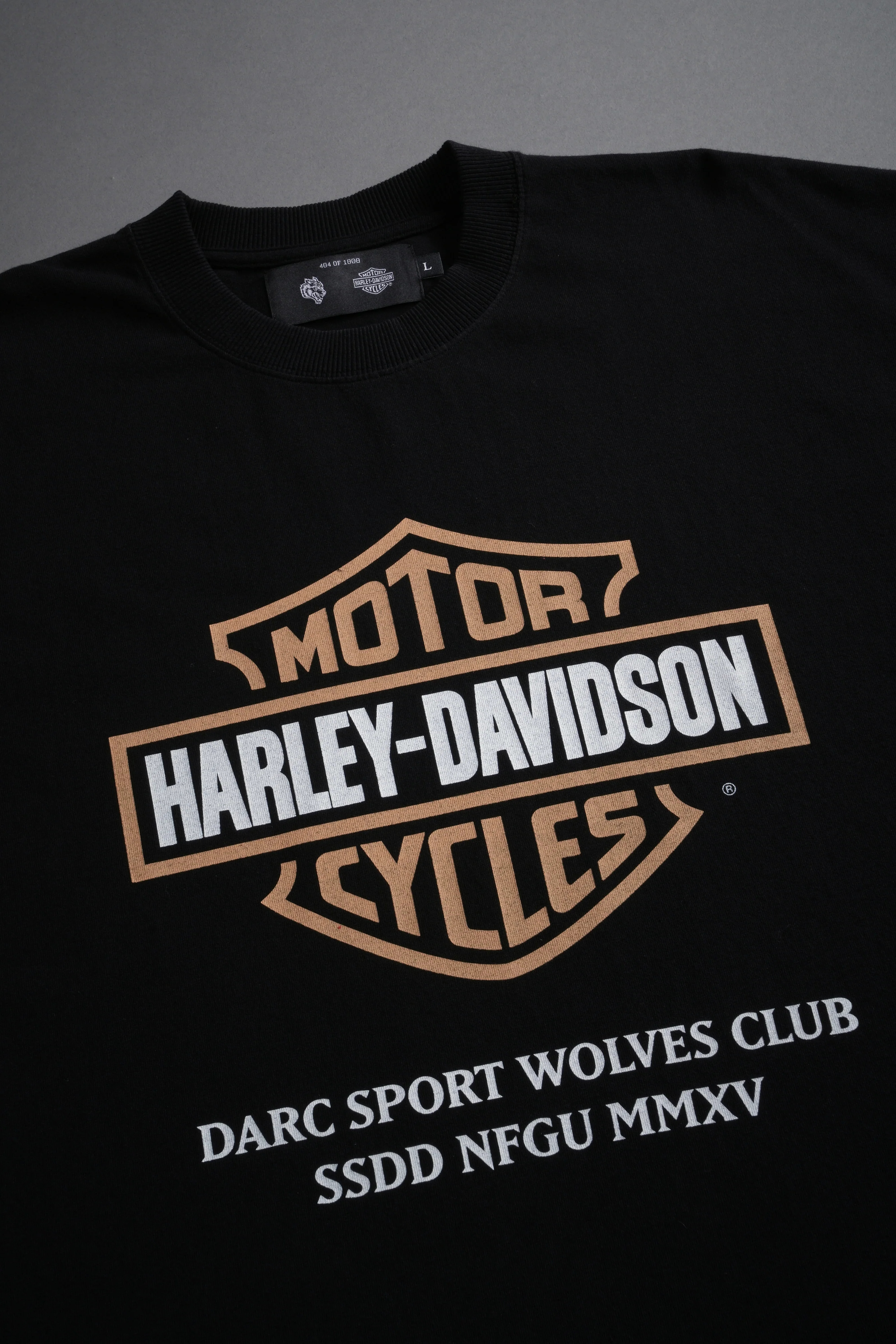 Our Clubs Grunge Cut-Off Tee in Black - Image 9