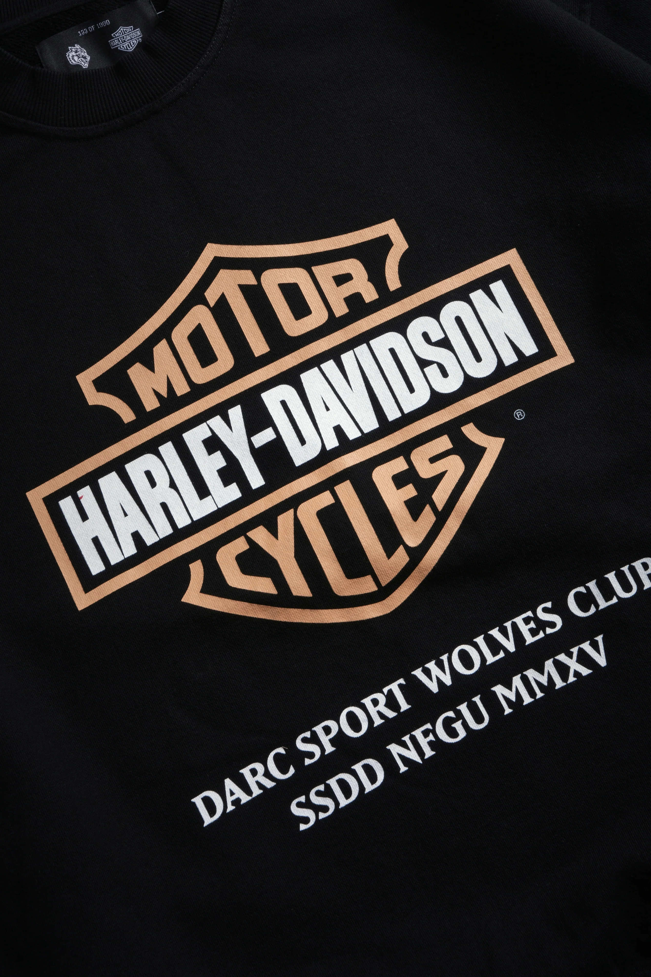 Our Clubs Grunge Destroyed Oversized London Crewneck in Black - Image 19