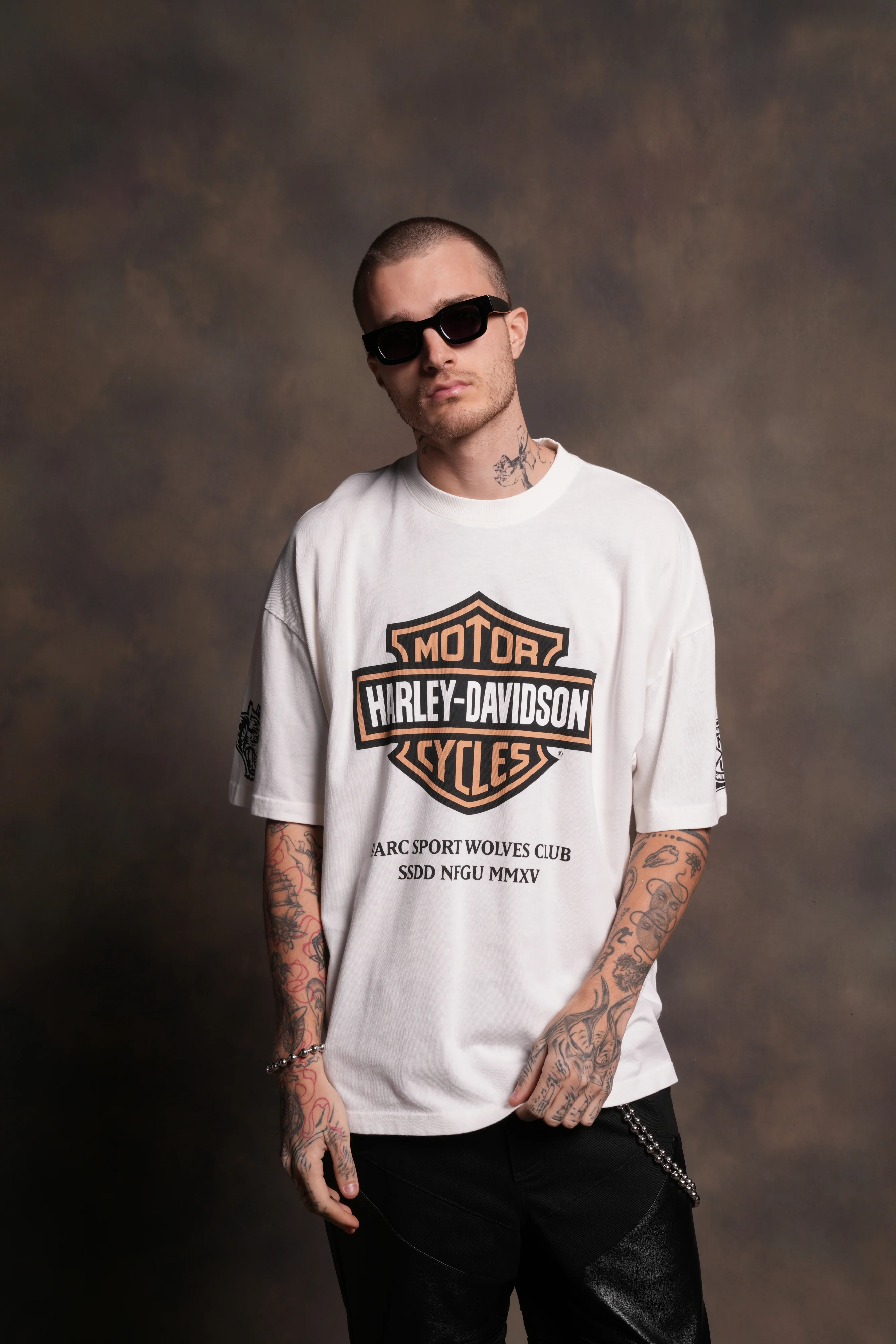 Our Clubs "Premium" Oversized Tee in Cream - Image 4