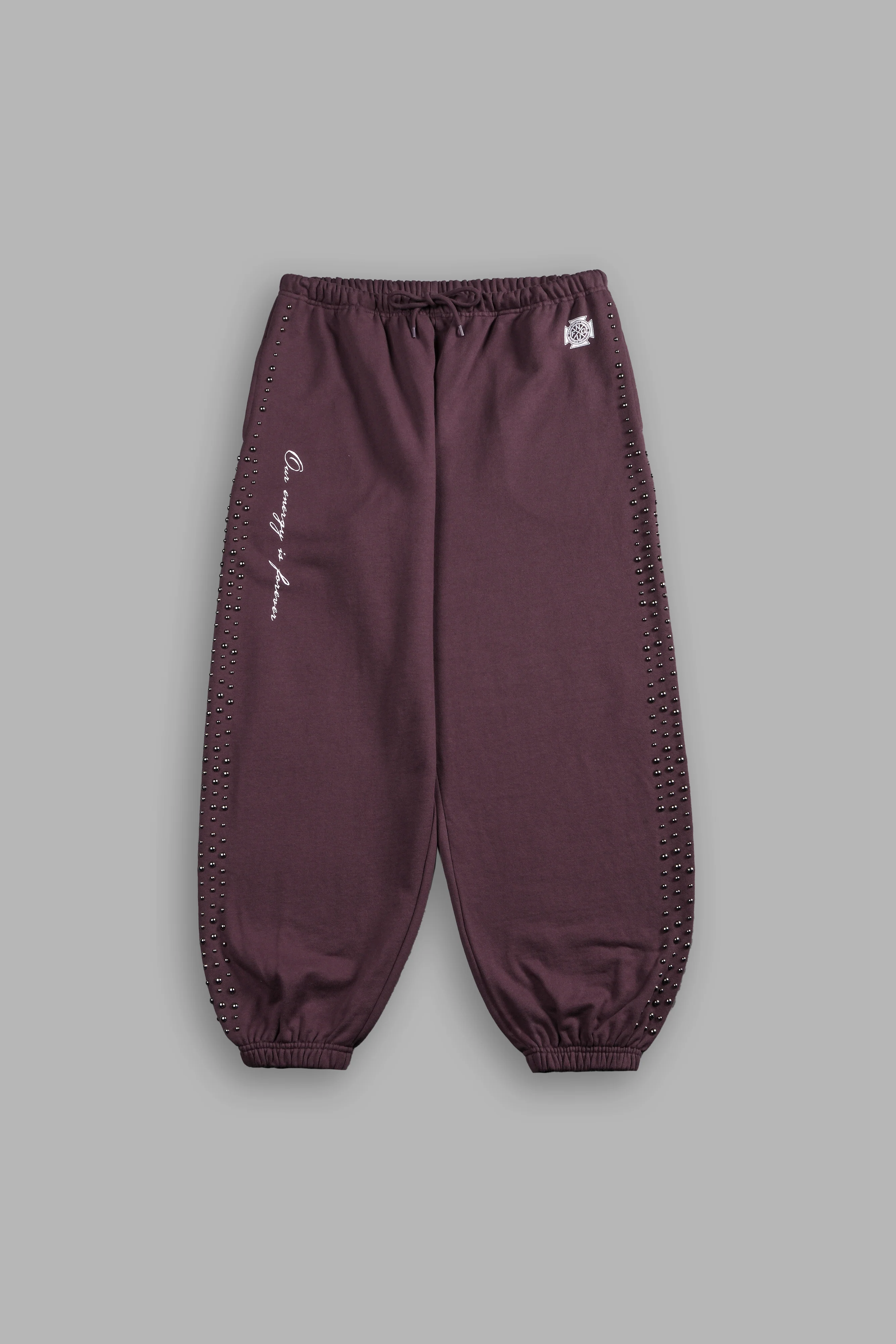 Our Energy Stud Lounger Sweat Pants in Darc Purple