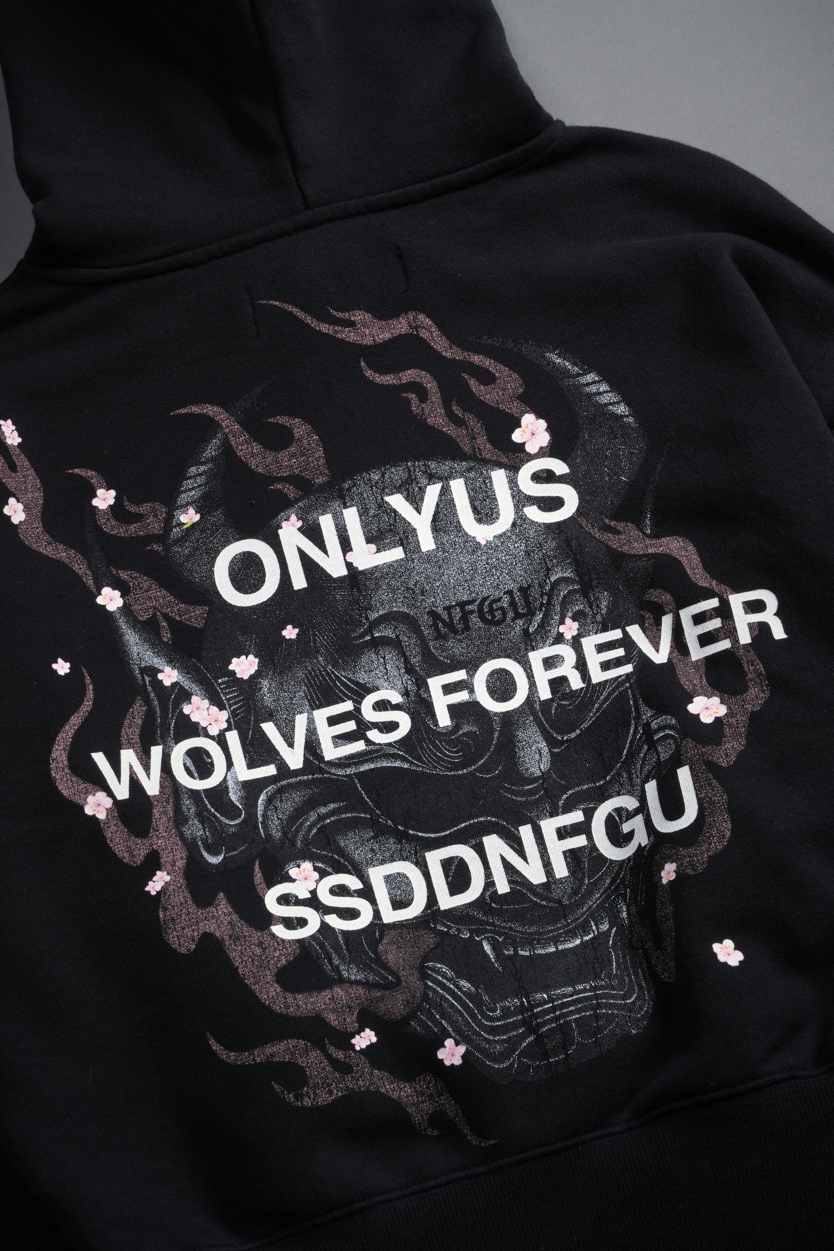 Our Fire V2 "Owen" (Cropped) Hoodie in Black - Image 10