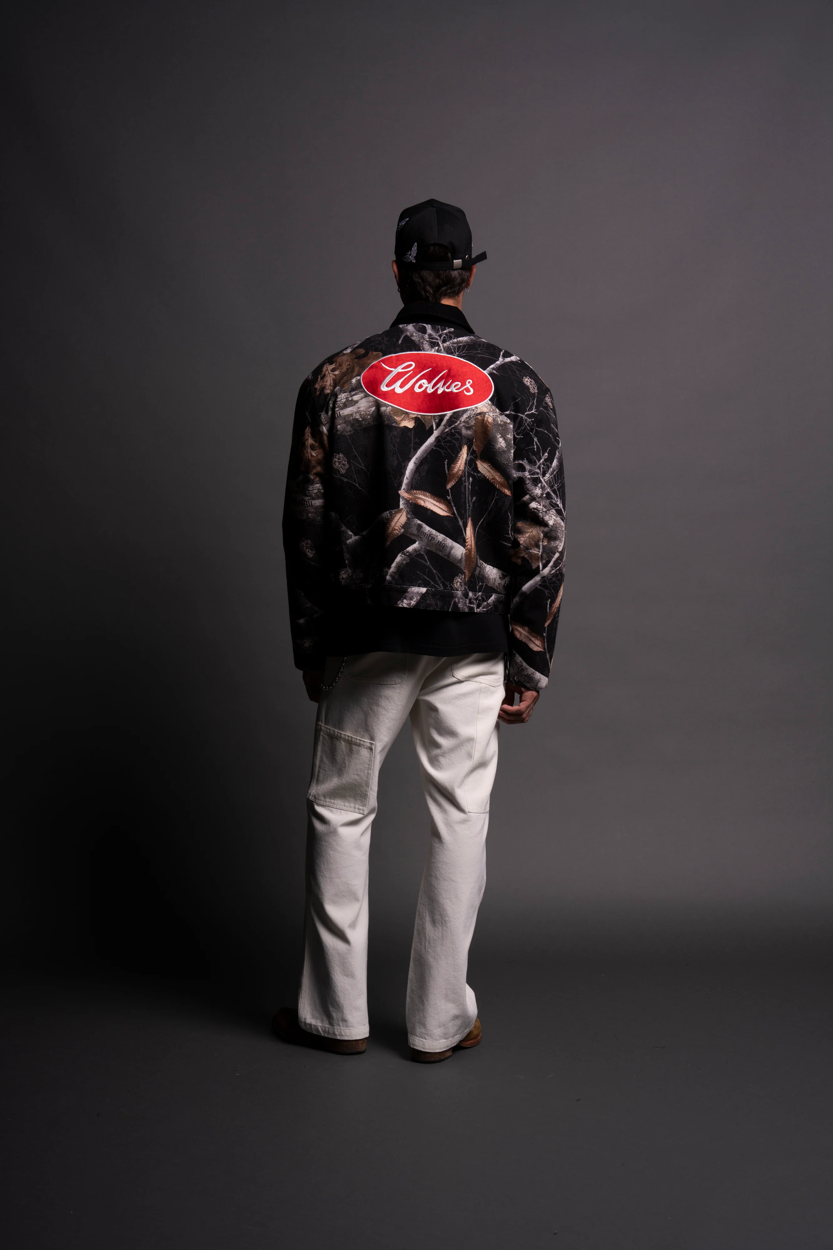 Our Lane Earl Jacket in Darc Woodland Camo - Image 6