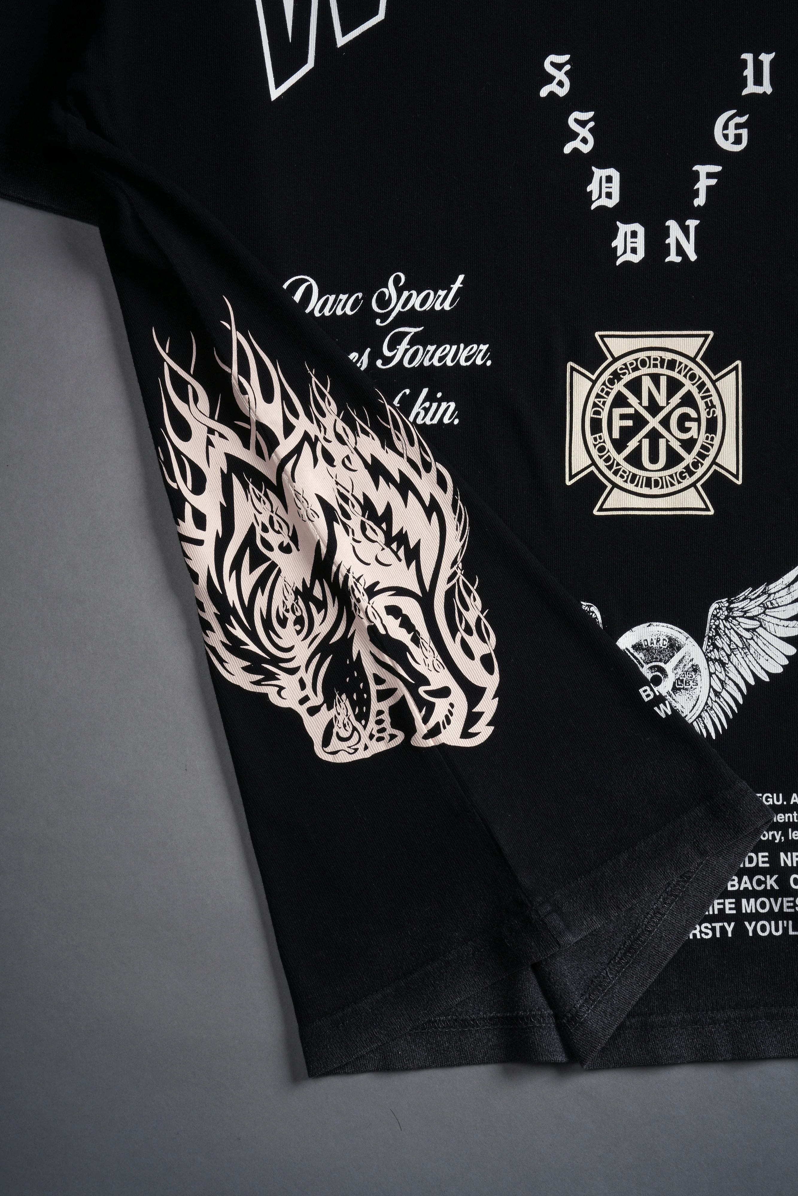 Our Lineage "Premium" Oversized Tee in Black - Image 7