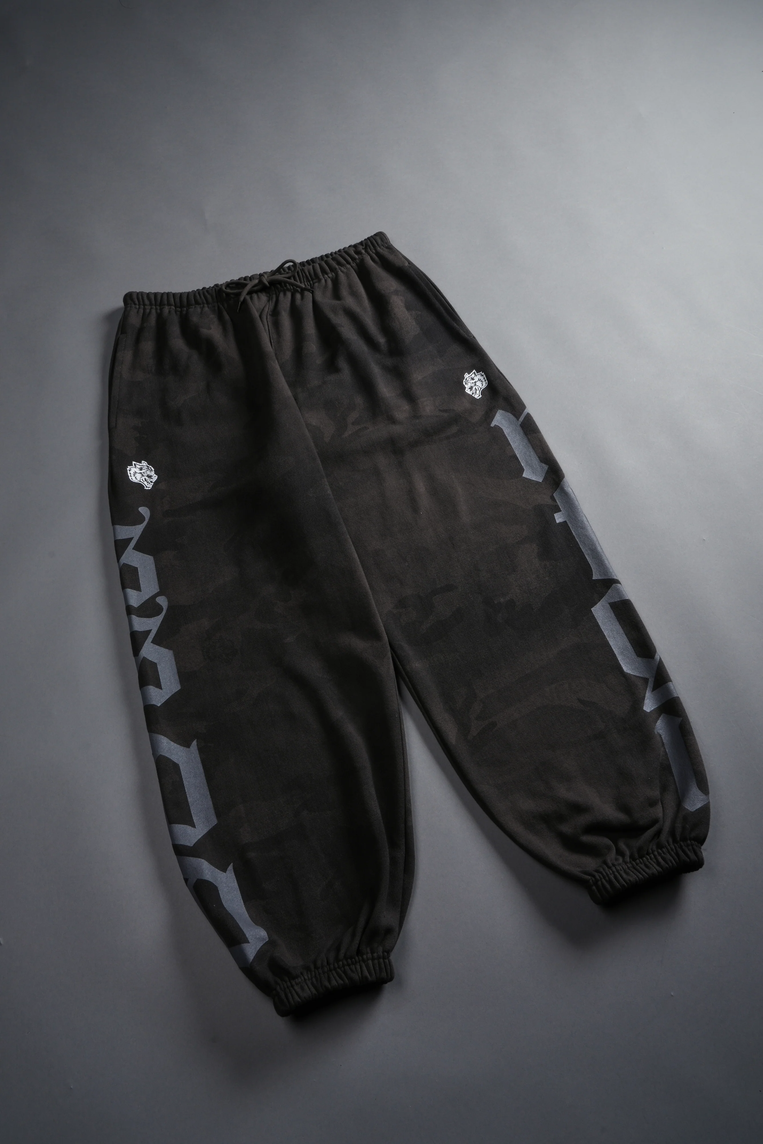 Our Mantra Lounger Sweat Pants in Black Vintage Woodland Camo - Image 11