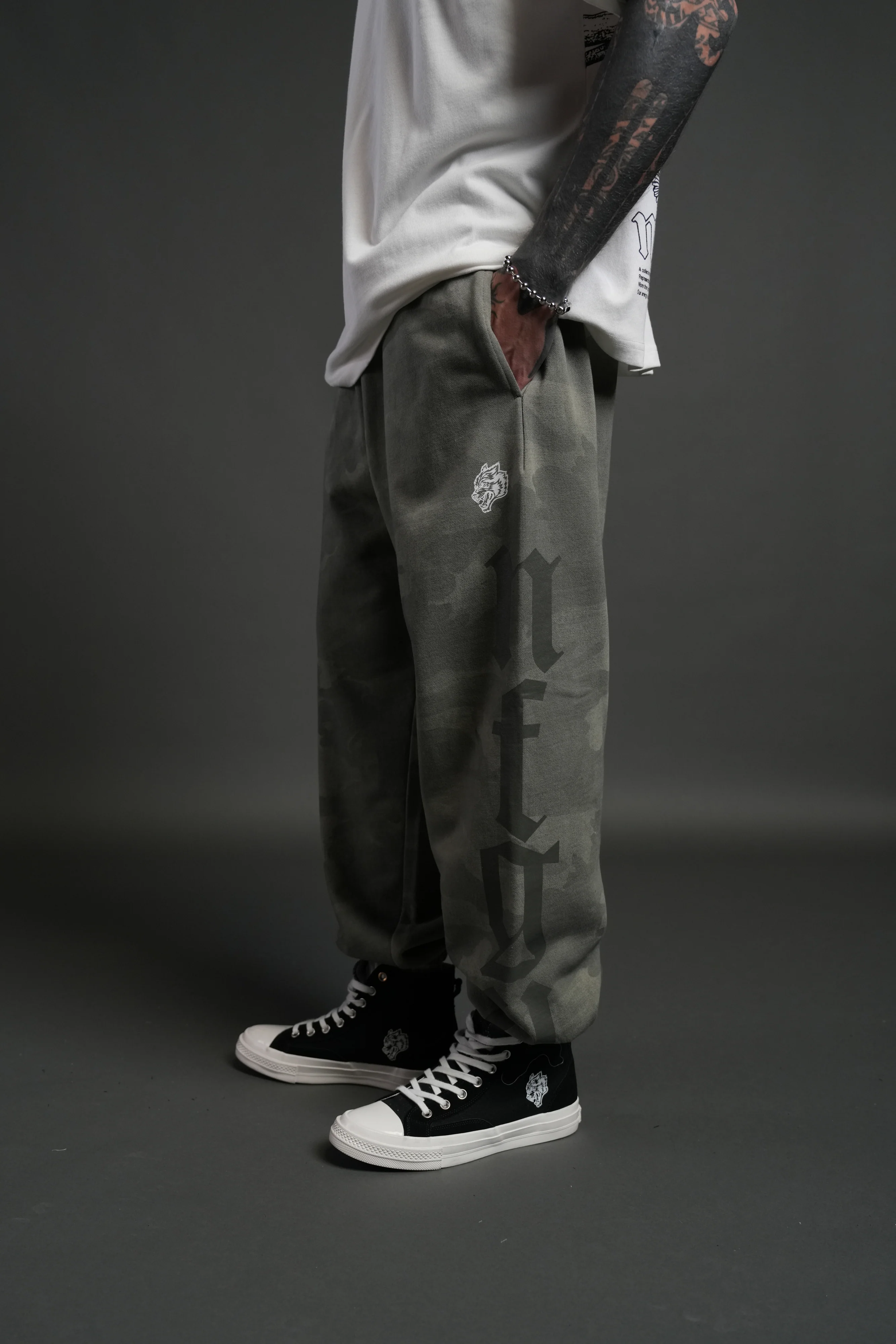 Our Mantra Lounger Sweat Pants in Lush Vintage Woodland Camo - Image 4