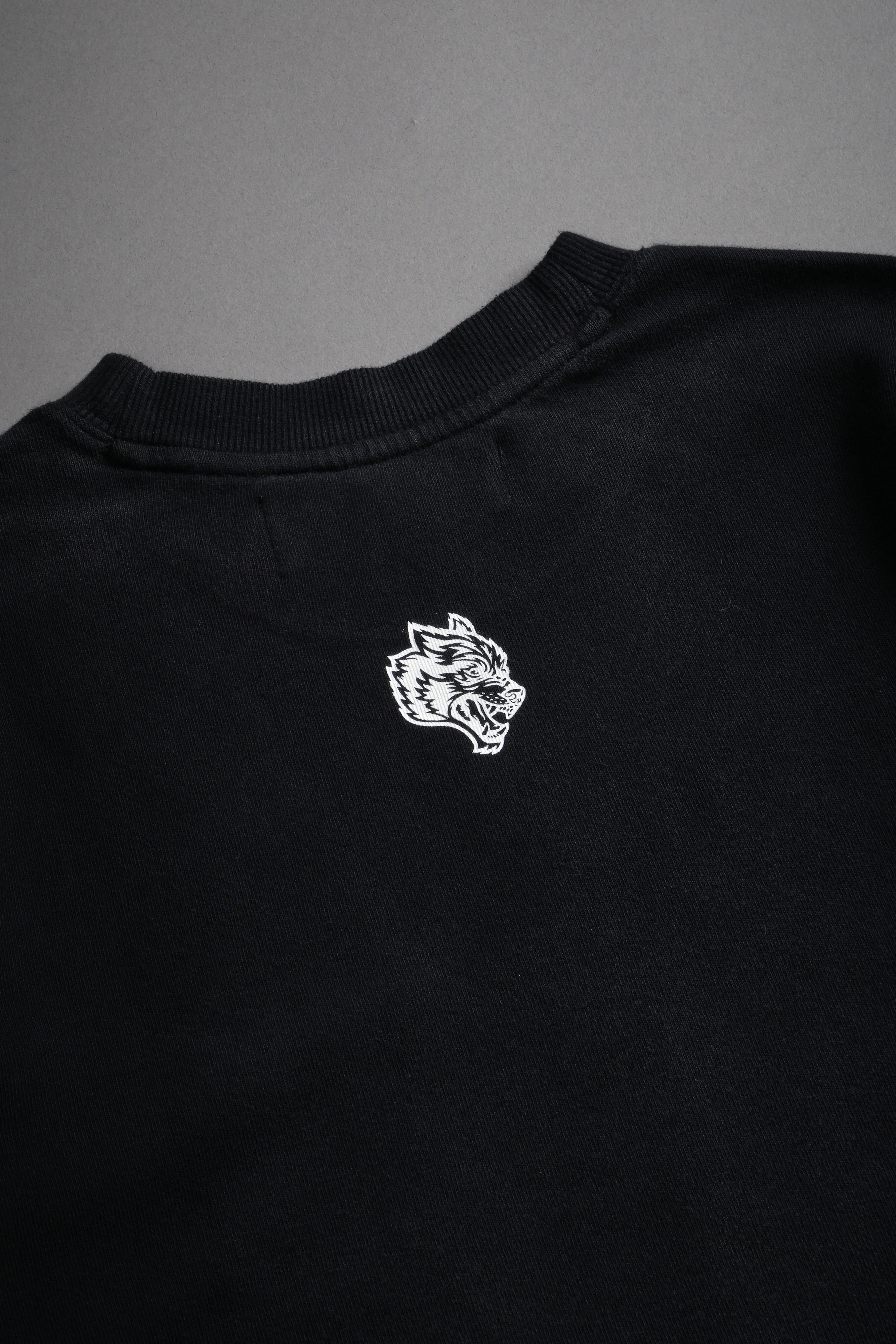 Our Script "Premium" (Cropped) Tee in Black Spine Sun Fade - Image 9