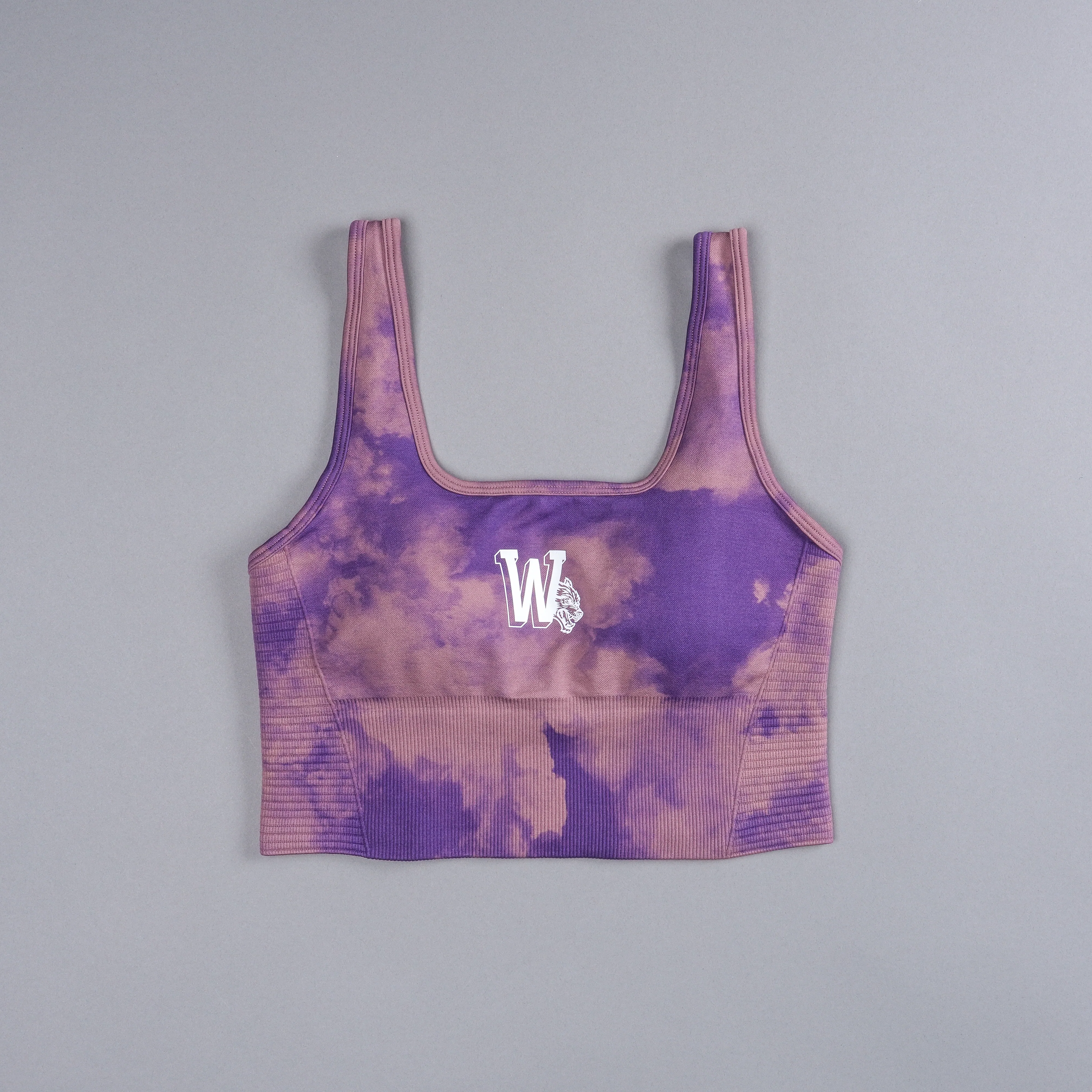 Our Stamp "Everson Seamless" Valencourt Bra in Purple Sky - Image 3