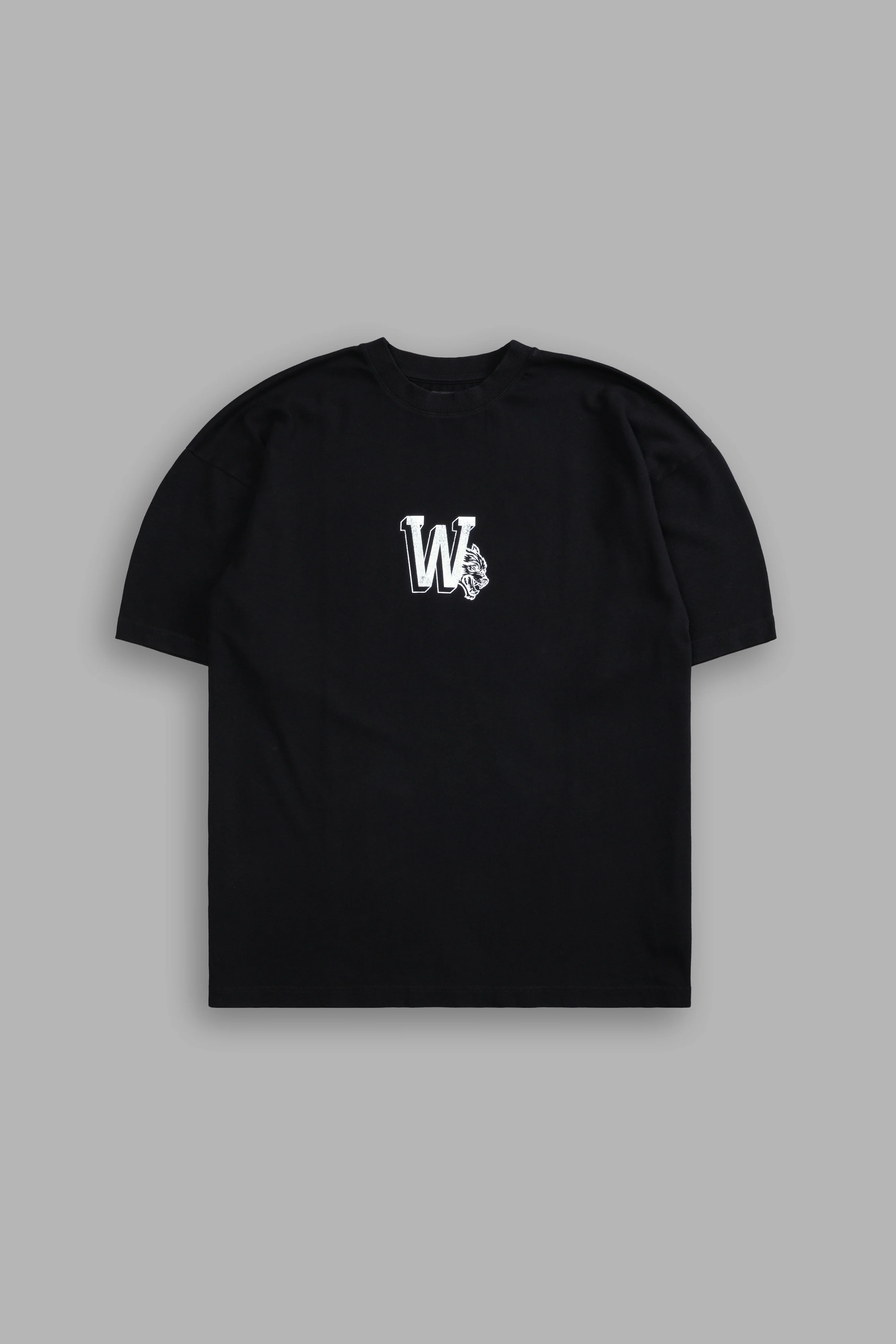 Our Stamp "Premium" Oversized Tee in Black - Image 2