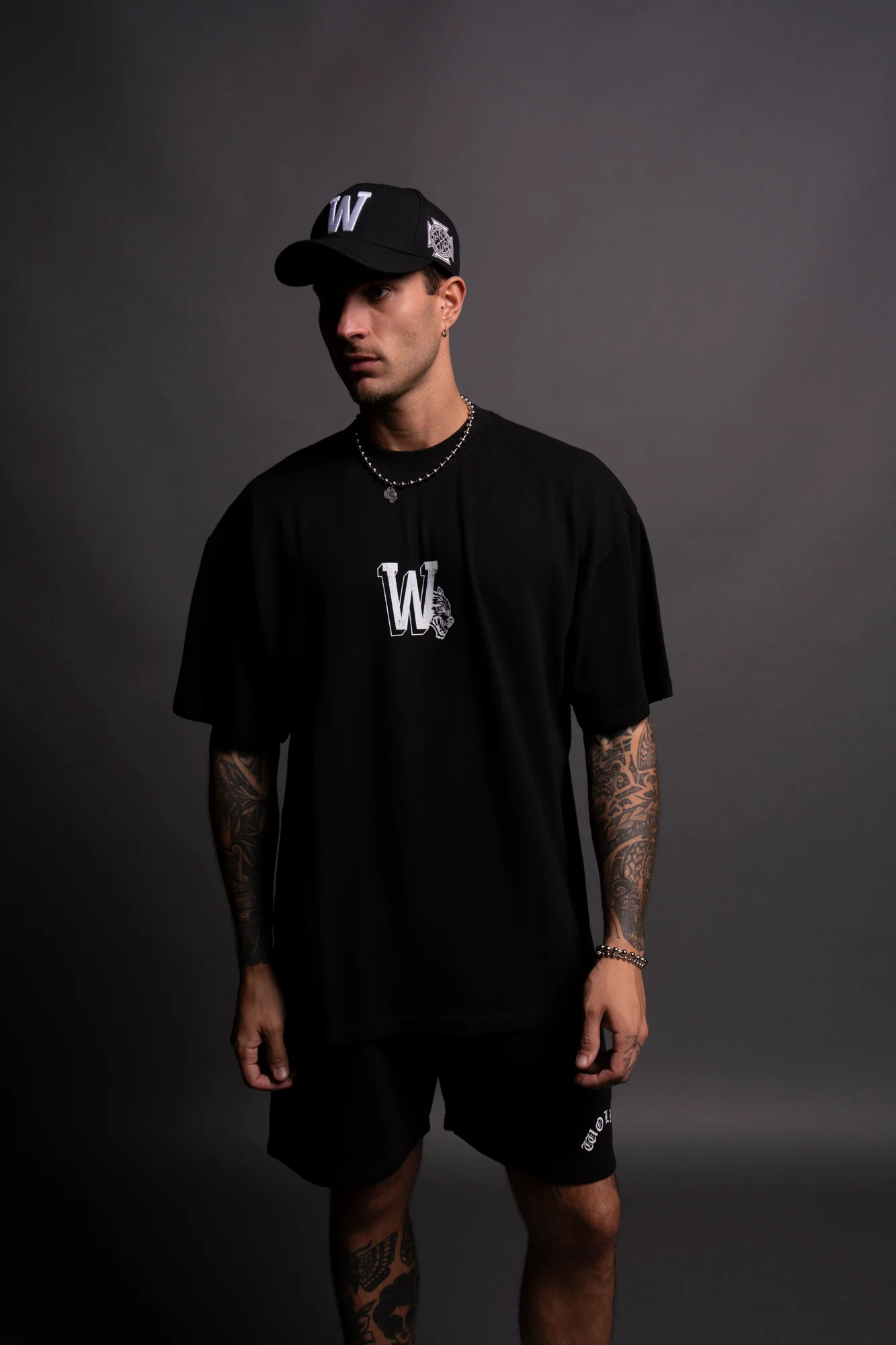 Our Stamp "Premium" Oversized Tee in Black - Image 4