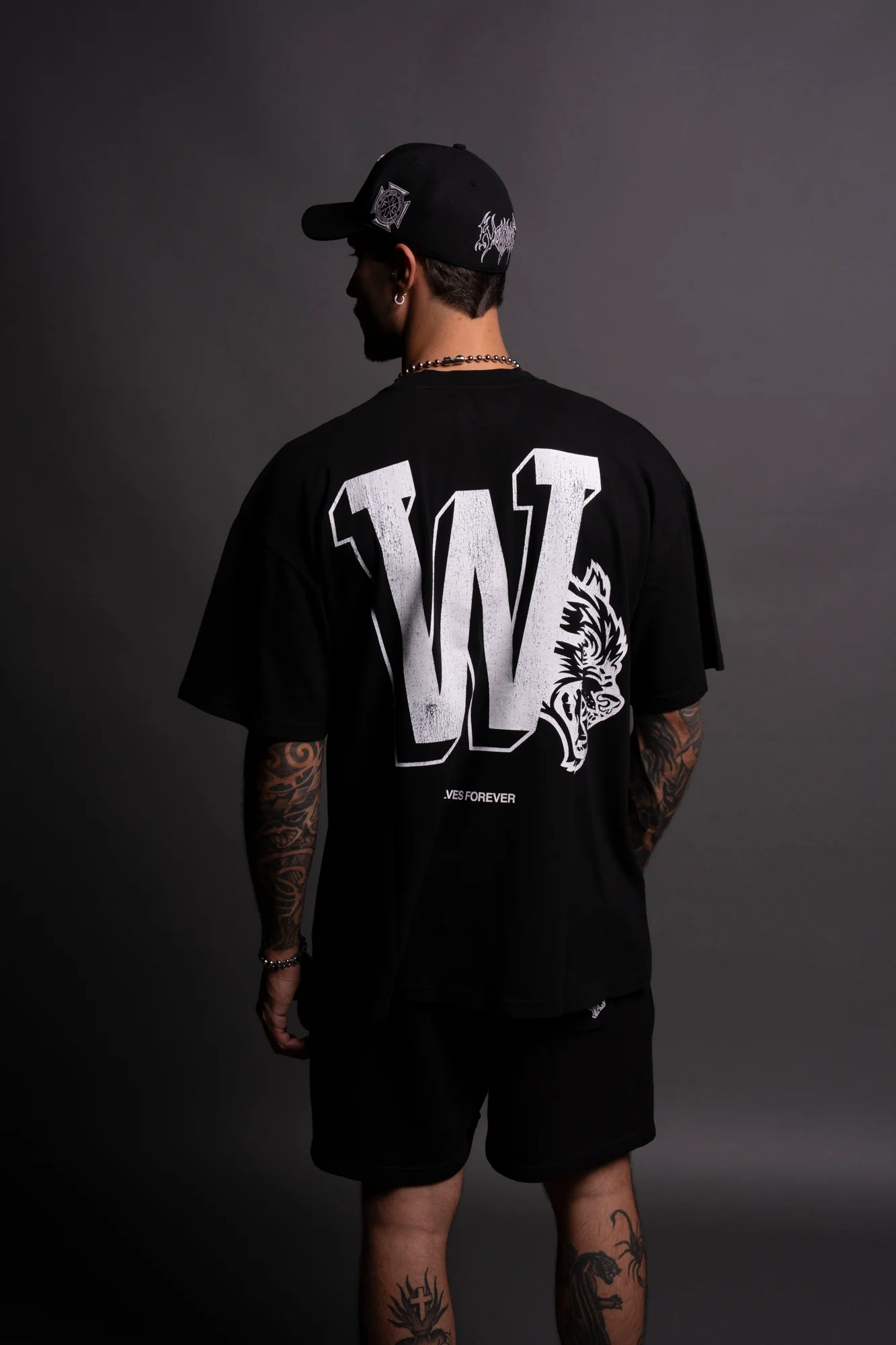 Our Stamp "Premium" Oversized Tee in Black - Image 5