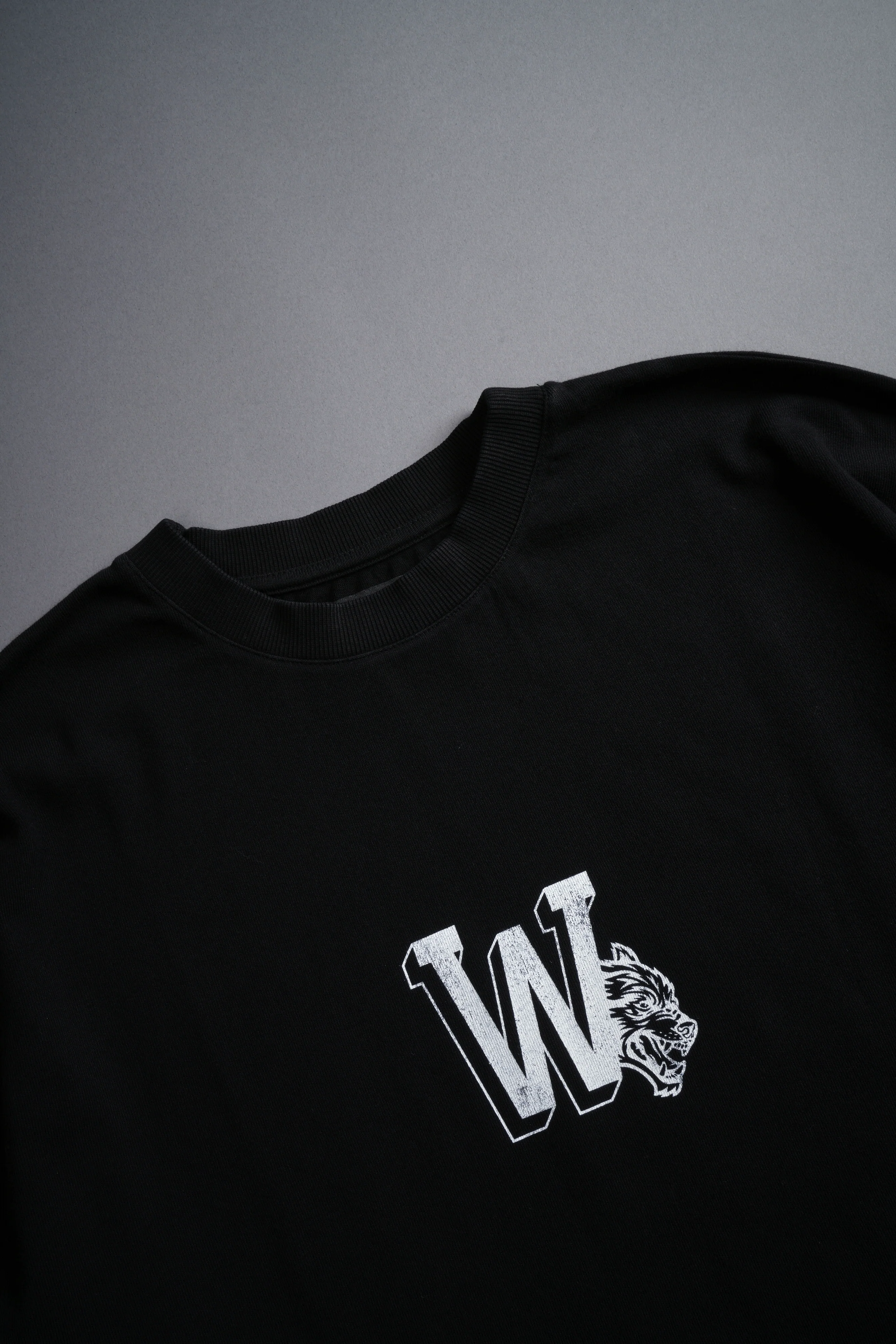 Our Stamp "Premium" Oversized Tee in Black - Image 6