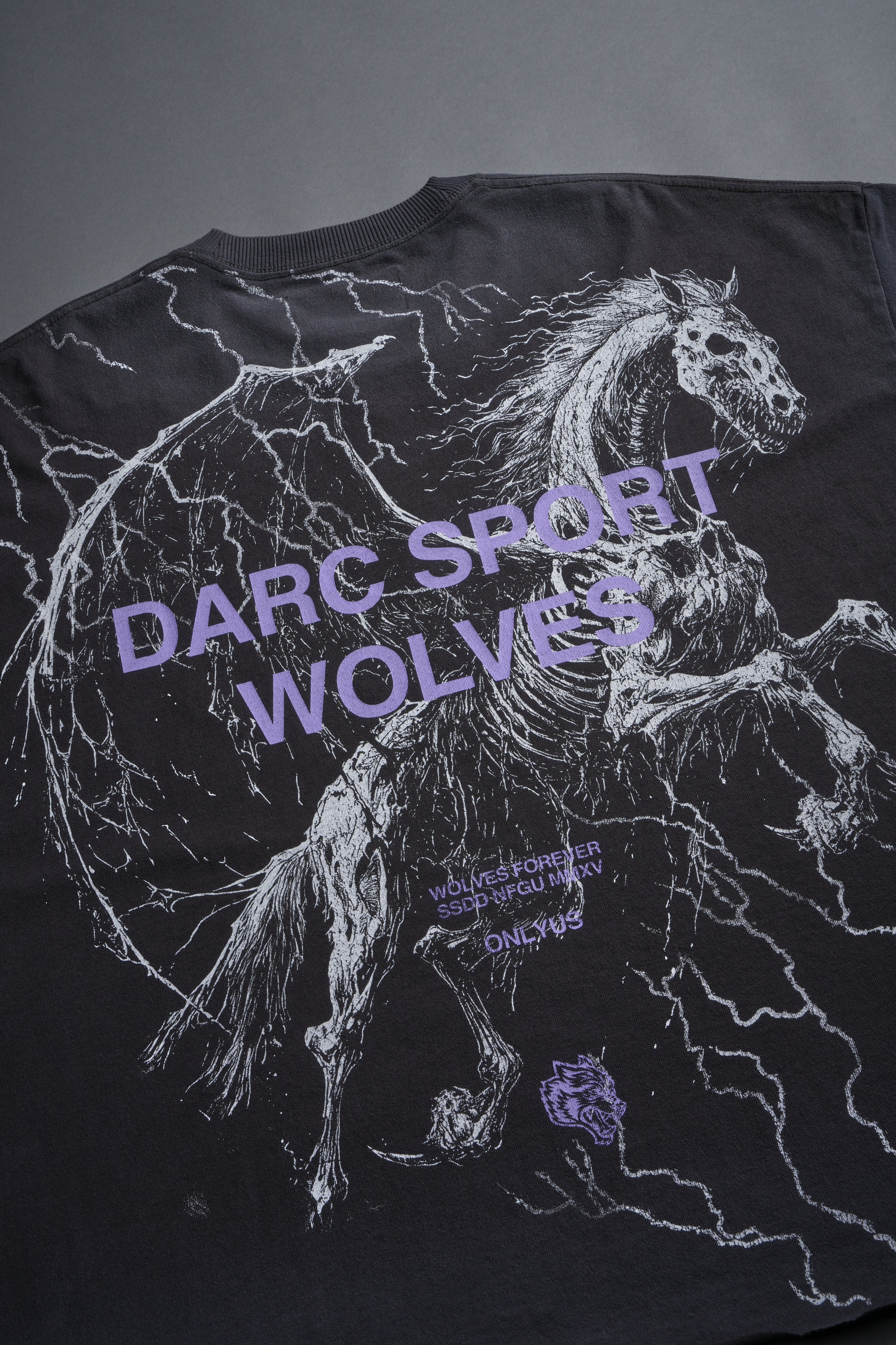 Pegasus Storm Grunge Cut-Off Tee in Wolf Gray Drift Wash - Image 3