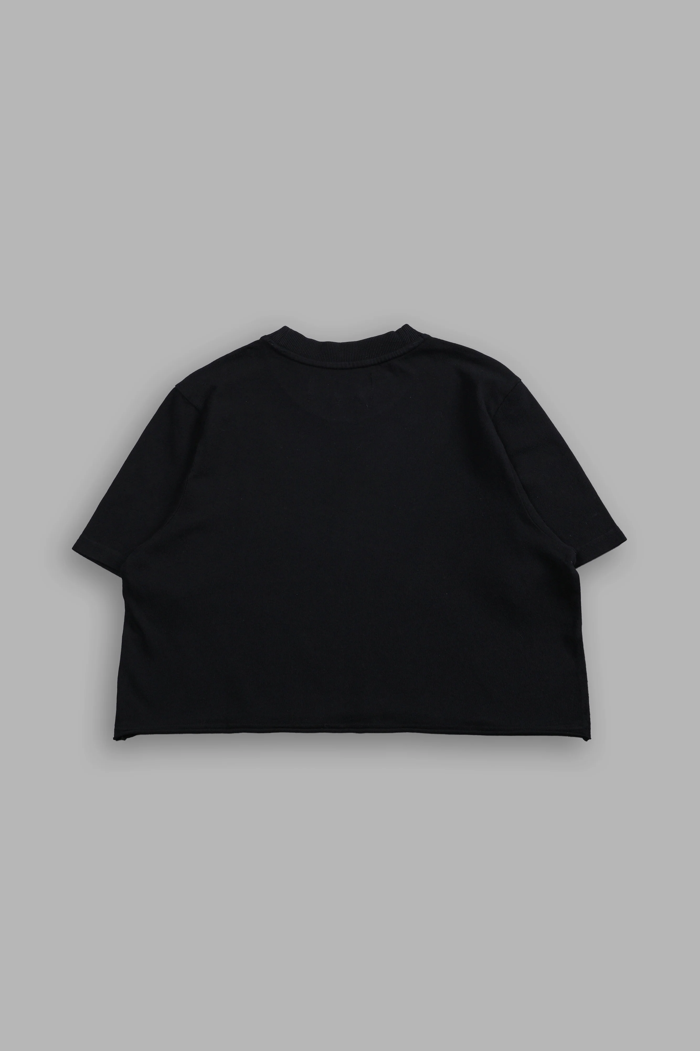 Pyramid V2 "Premium" (Cropped) Tee in Black - Image 5