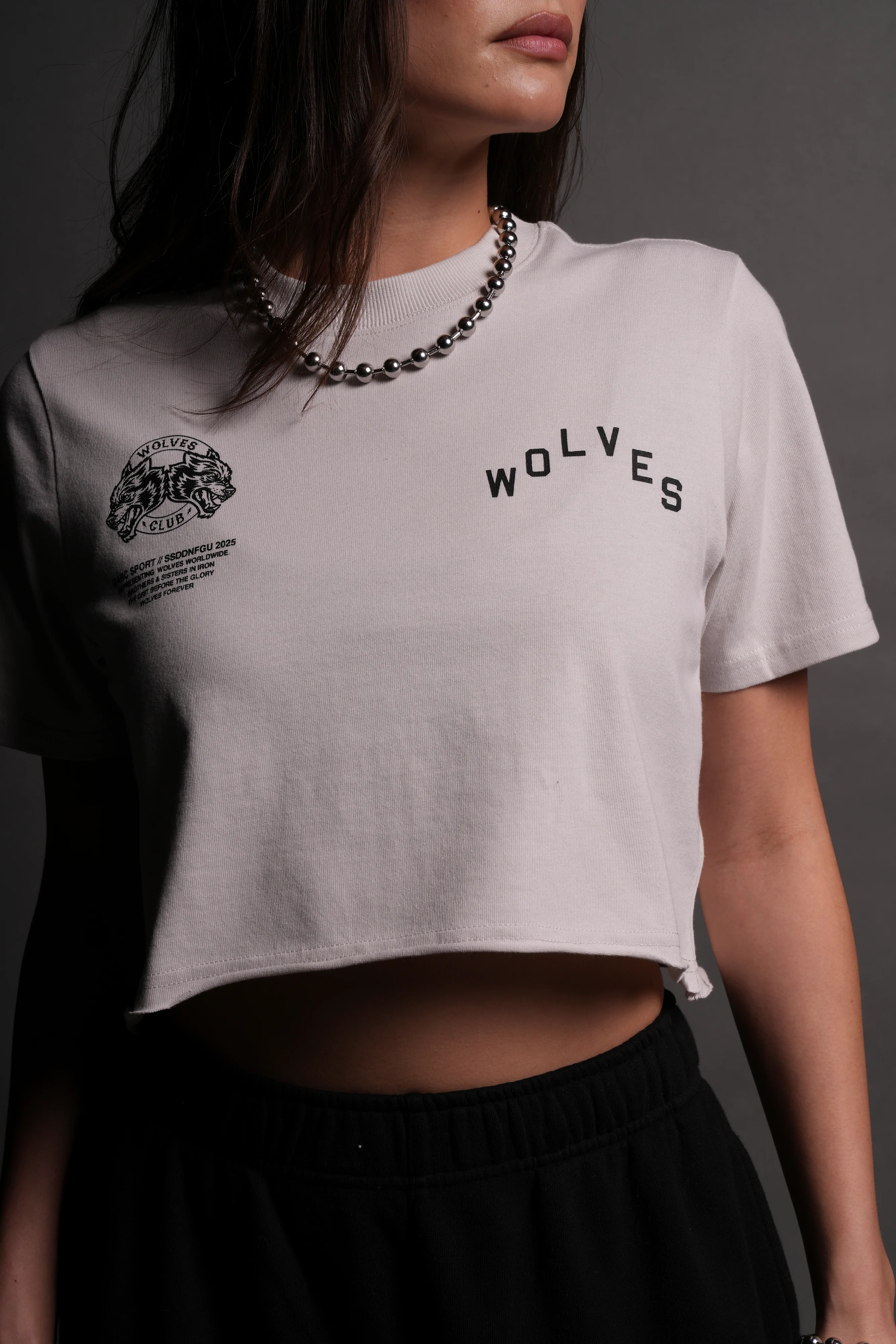 Pyramid V2 "Premium" (Cropped) Tee in Stone - Image 5