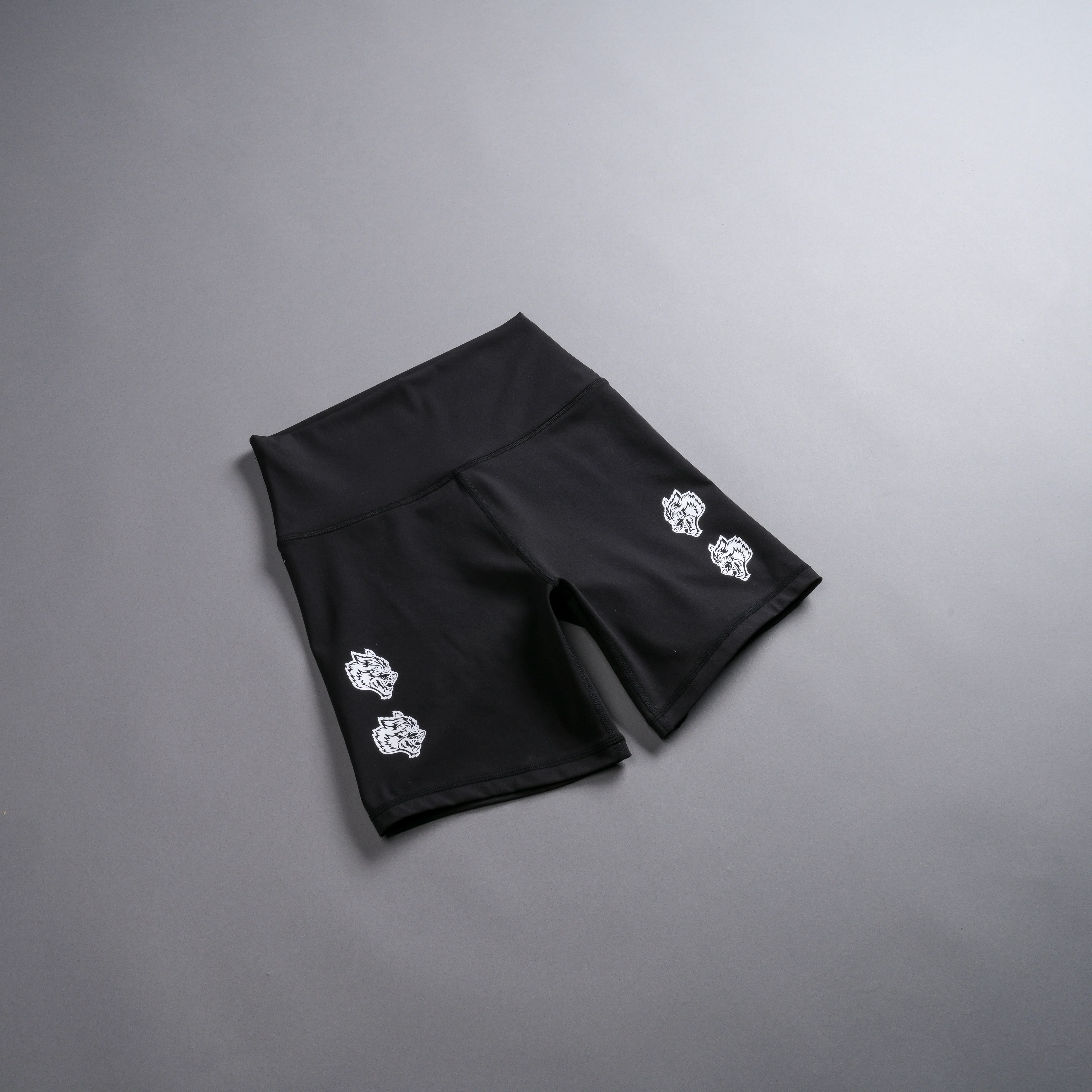 Quad Wolf Energy Training Shorts in Black - Image 8
