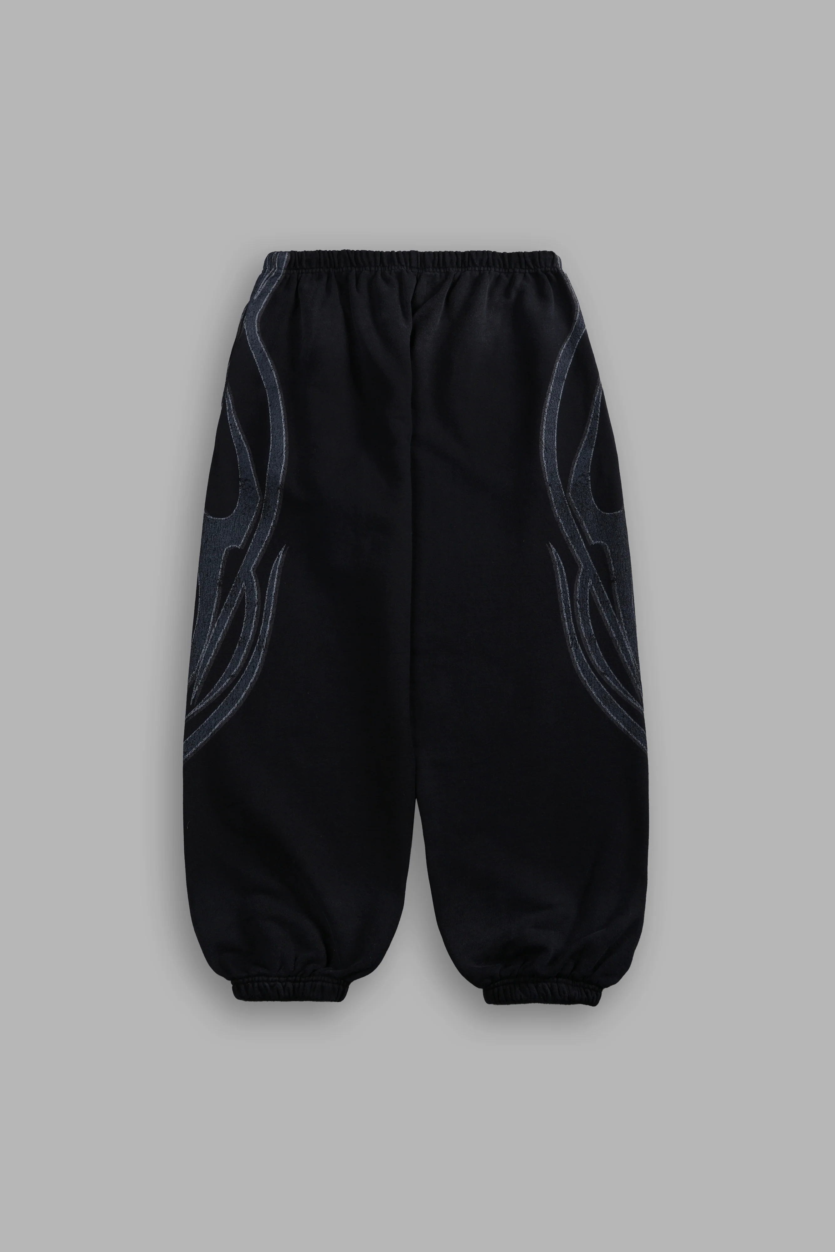 Real Recognize Real Unisex Lounger Sweat Pants in Black Drift Wash - Image 3
