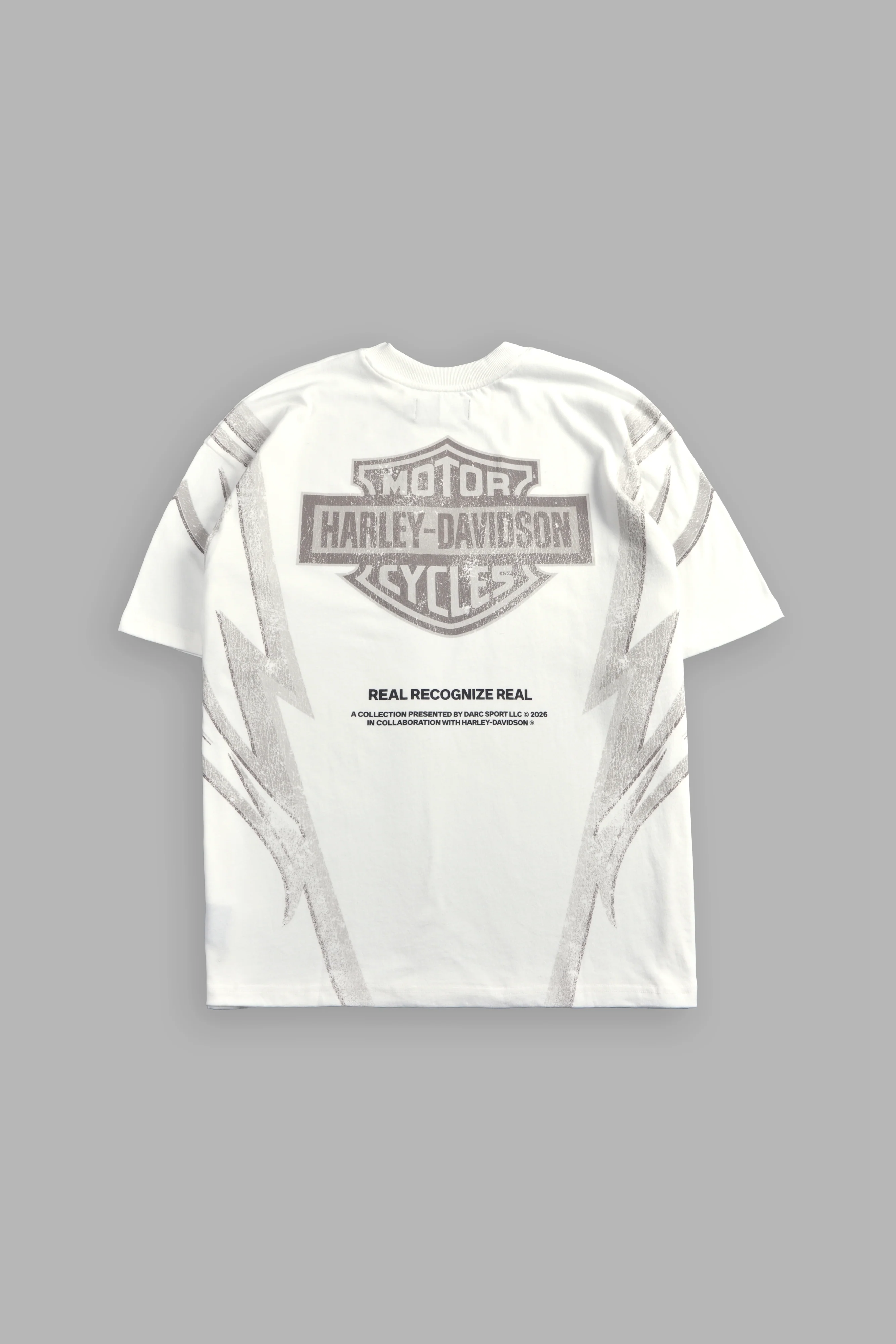 Real Recognize Real Unisex Premium Oversized Tee in Cream - Image 3