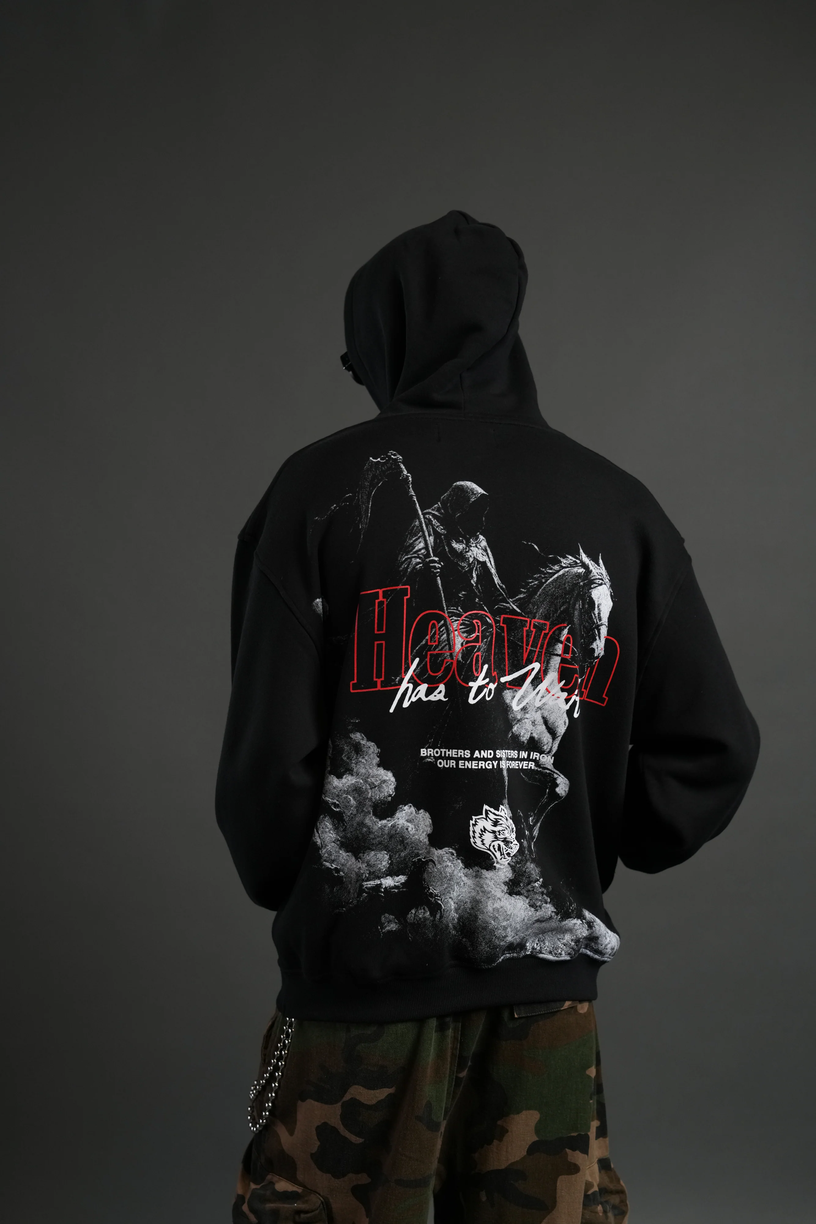Reaper's Ascension "Pierce" Hoodie in Black - Image 4