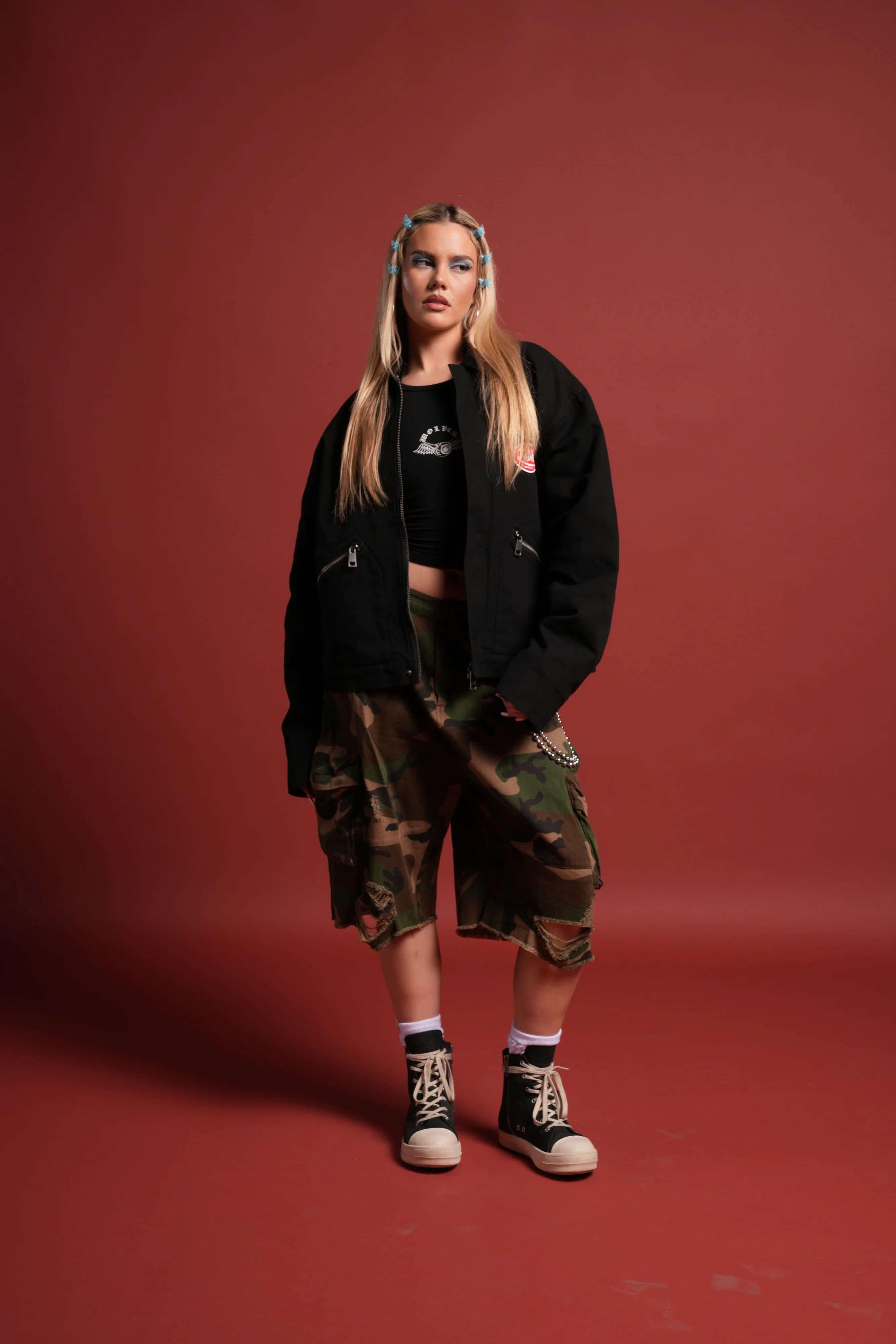 Rebel Heritage Earl Jacket in Black - Image 16