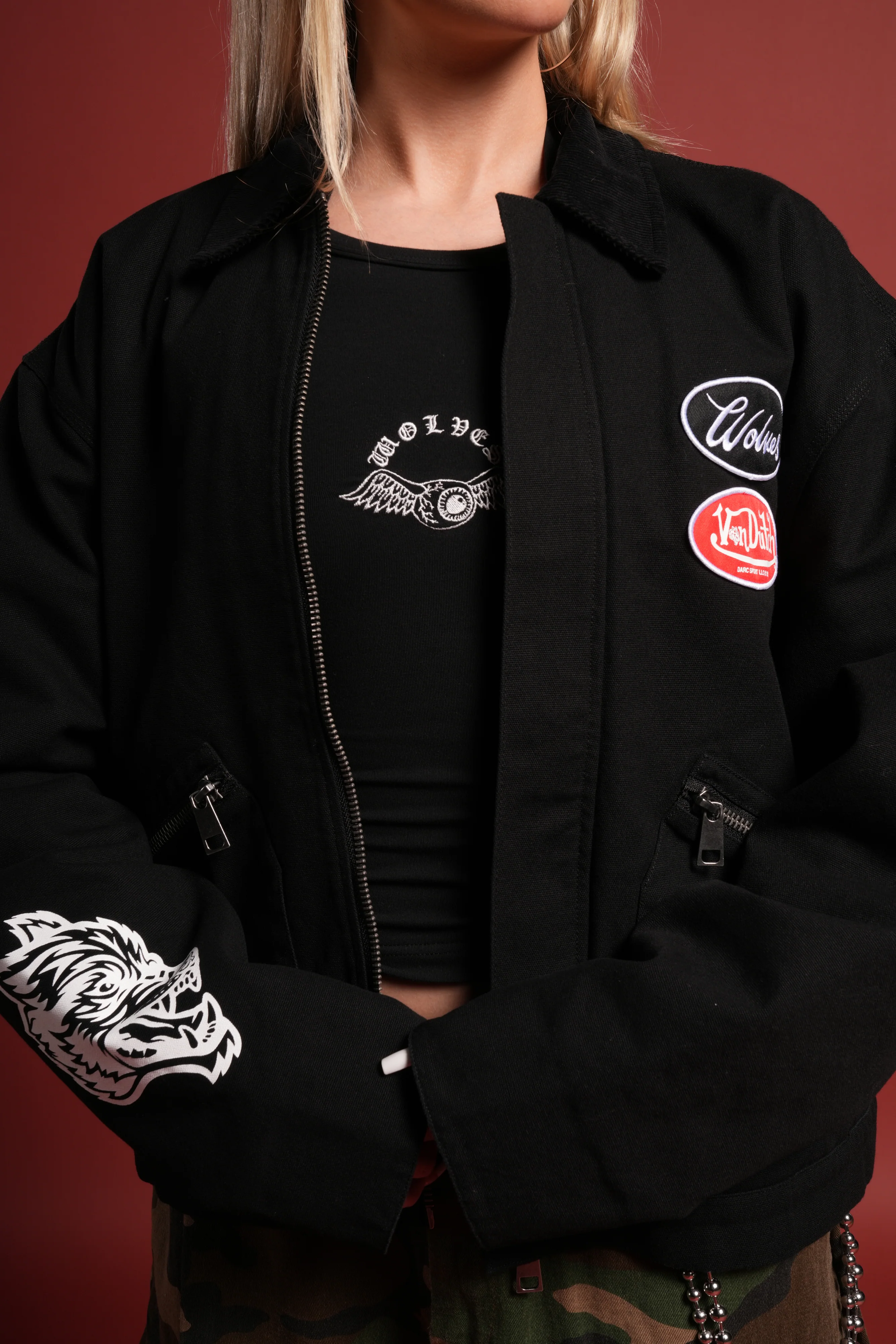 Rebel Heritage Earl Jacket in Black - Image 18
