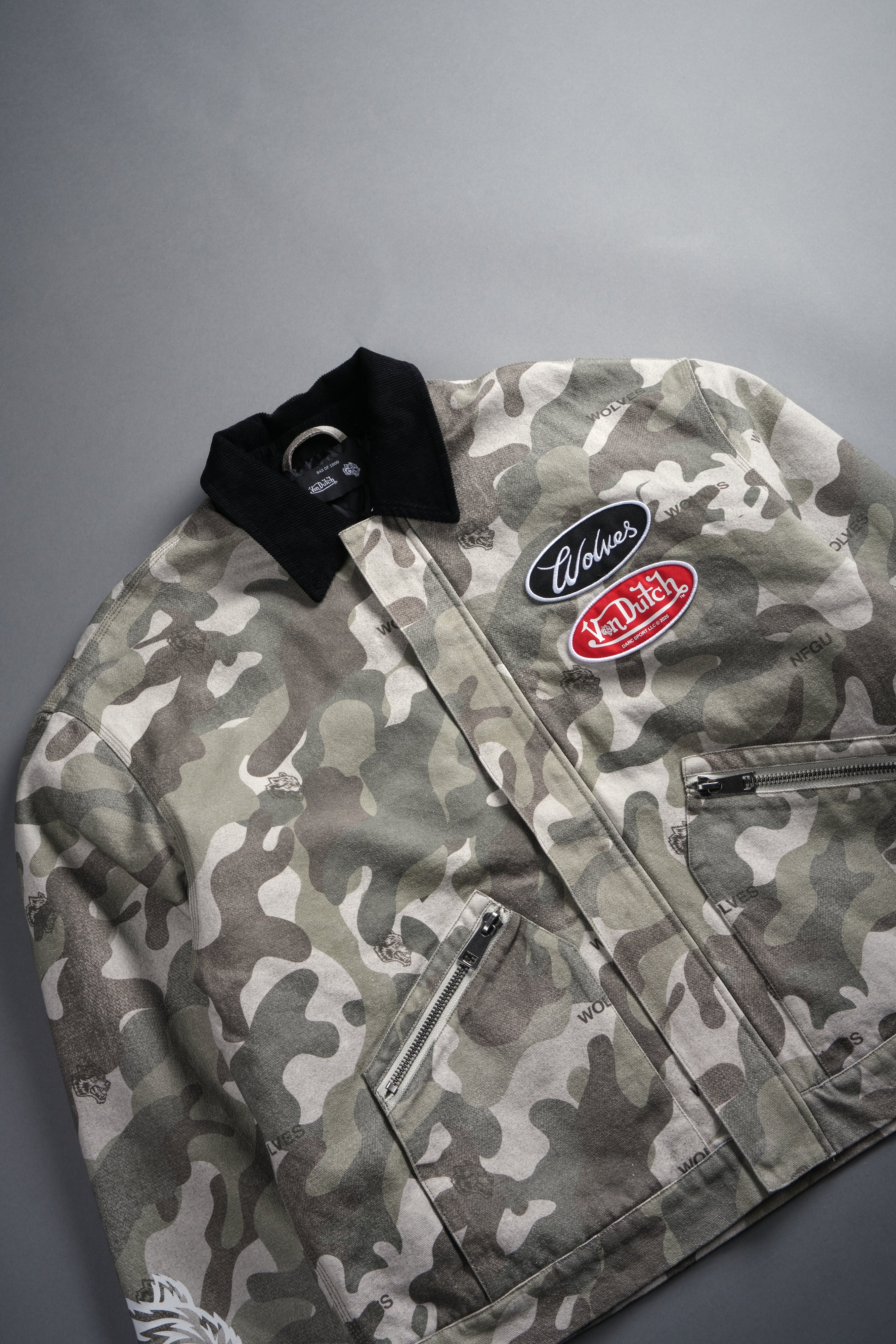 Rebel Heritage Earl Jacket in DSVD Green Camo - Image 14