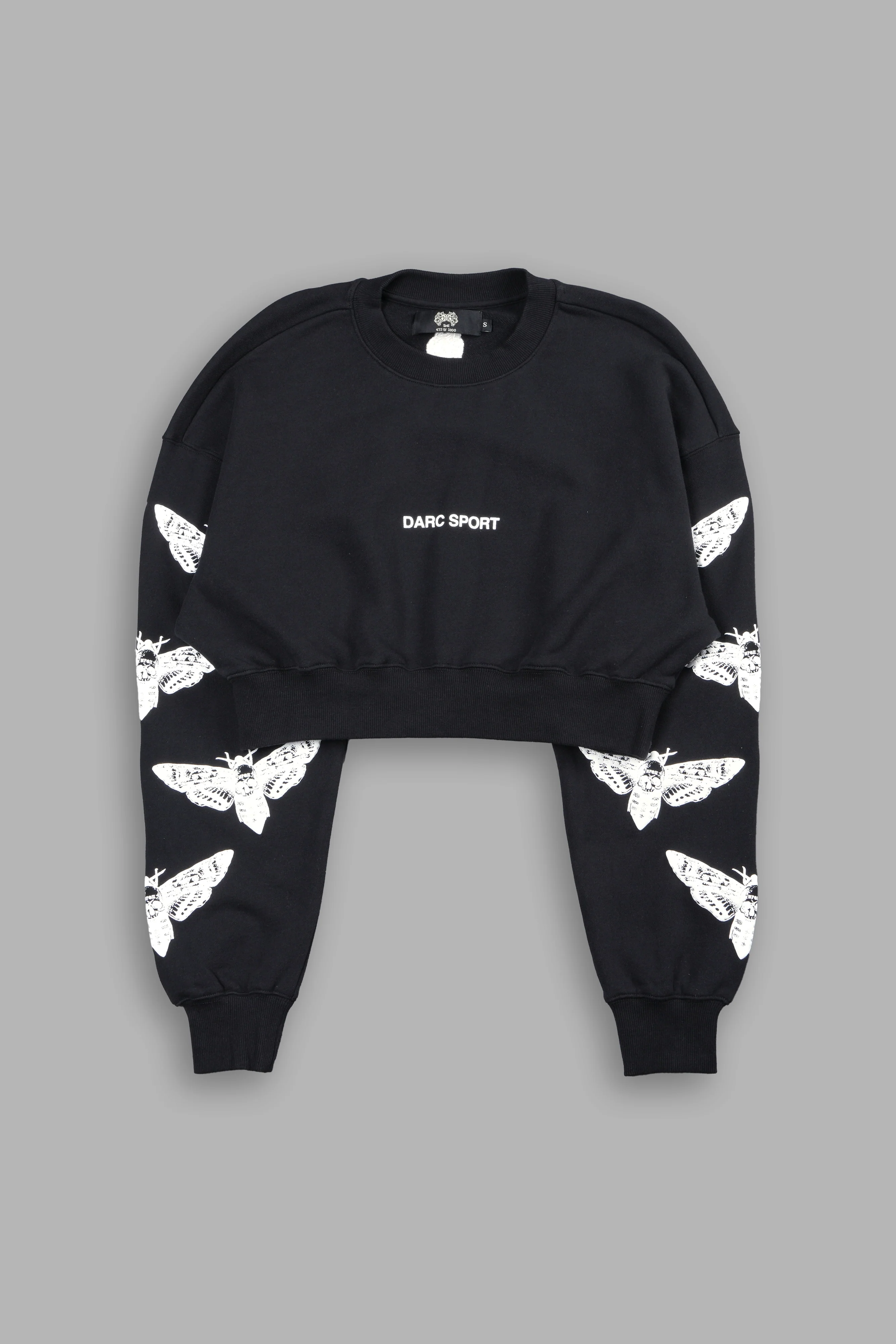 Reborn Ava Crewneck in Black - Image 3