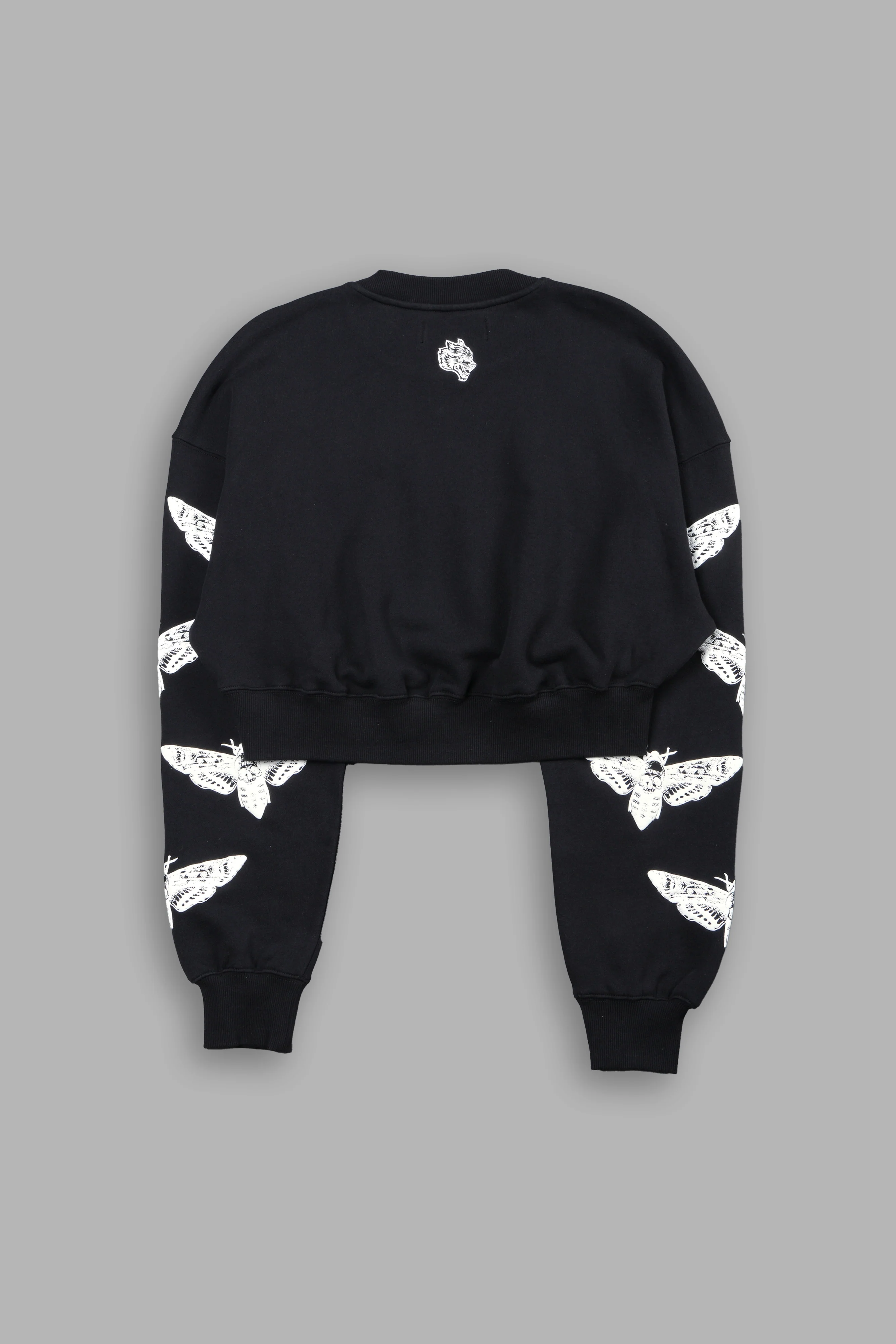 Reborn Ava Crewneck in Black - Image 4