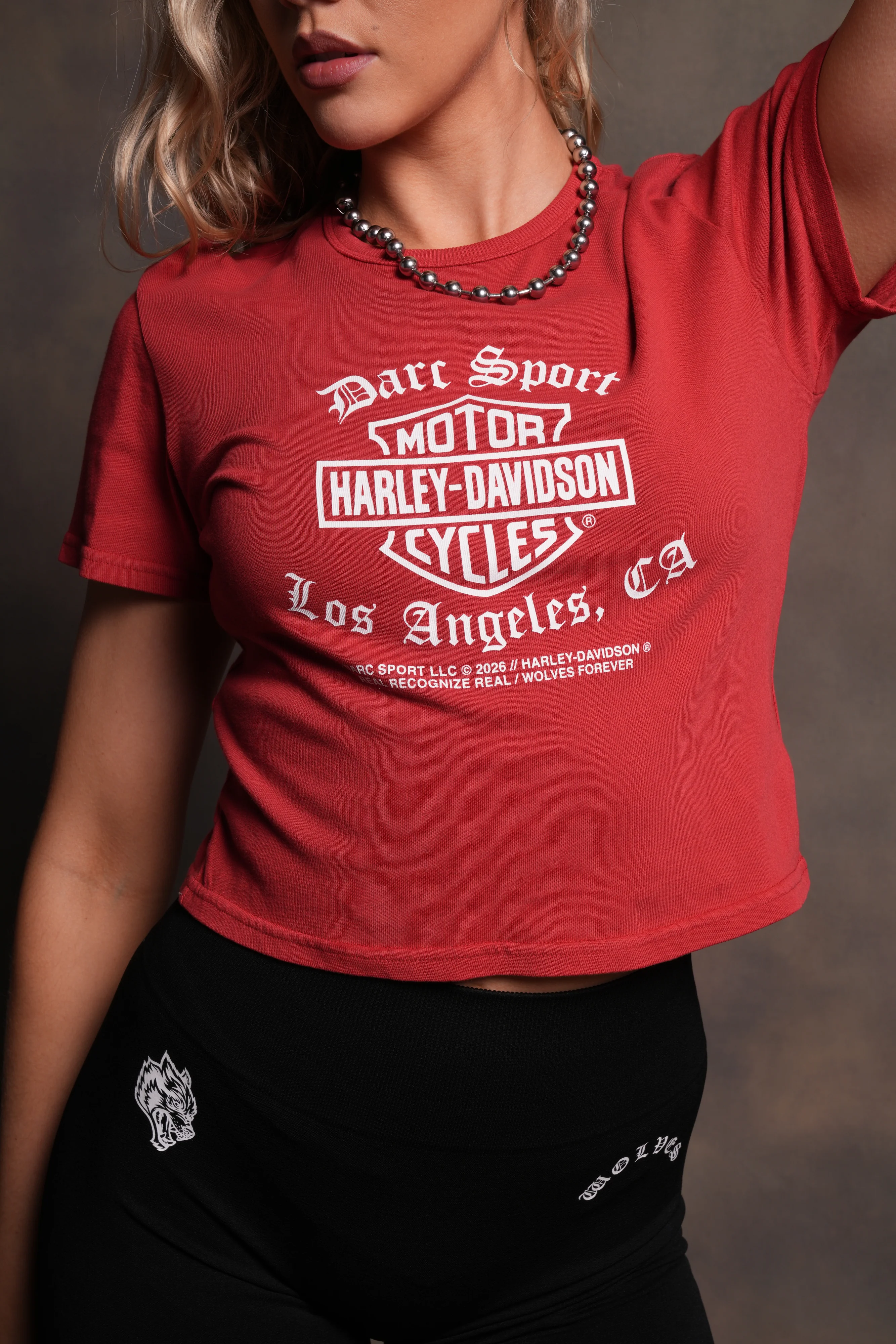 Ride for LA "Timeless" Tee in Roman Red - Image 5
