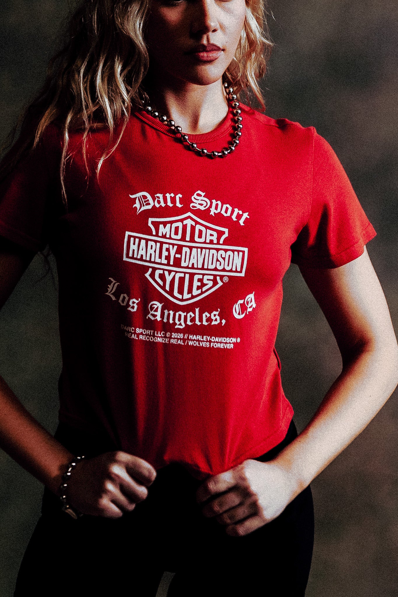 Ride for LA "Timeless" Tee in Roman Red - Image 8