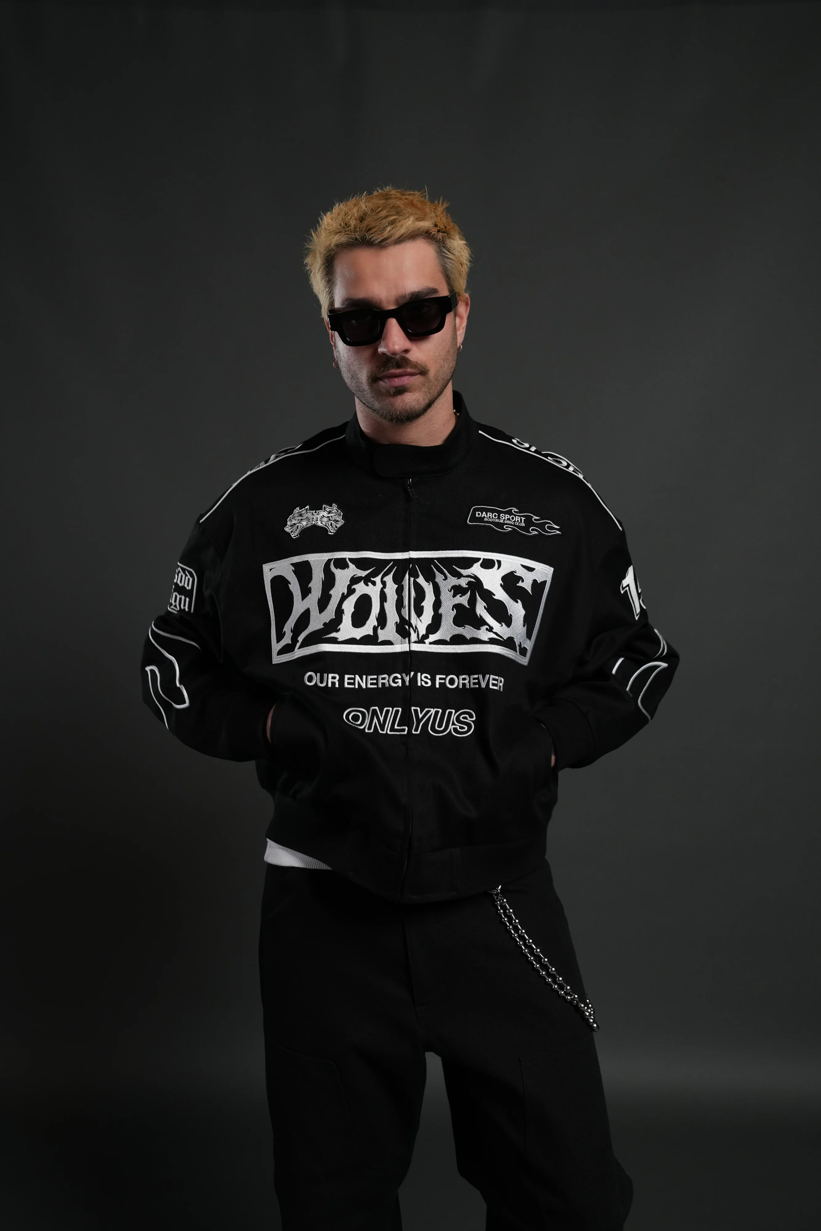 Ride The Fire V2 Gordon Racing Jacket in Black - Image 11