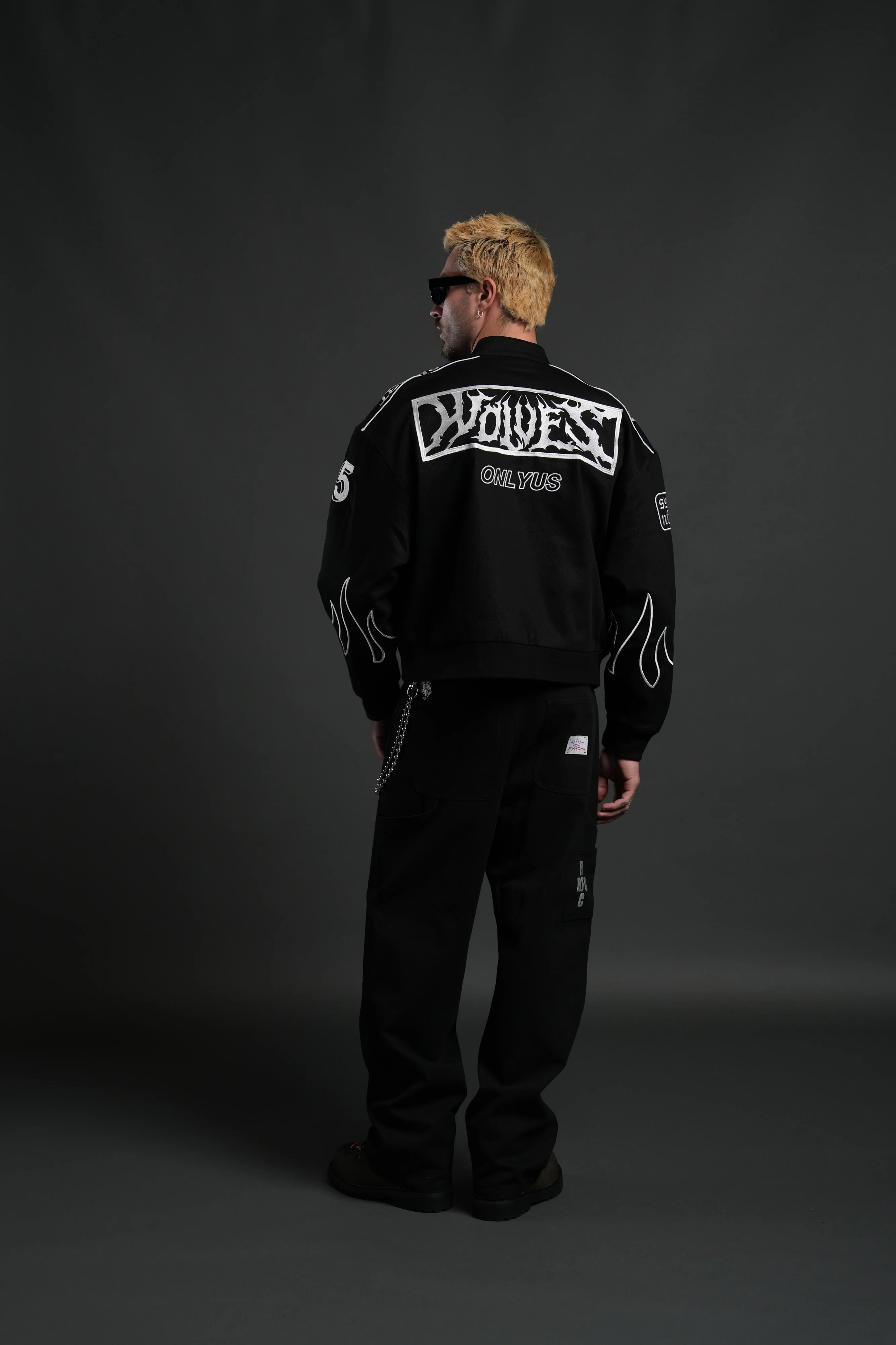 Ride The Fire V2 Gordon Racing Jacket in Black - Image 14