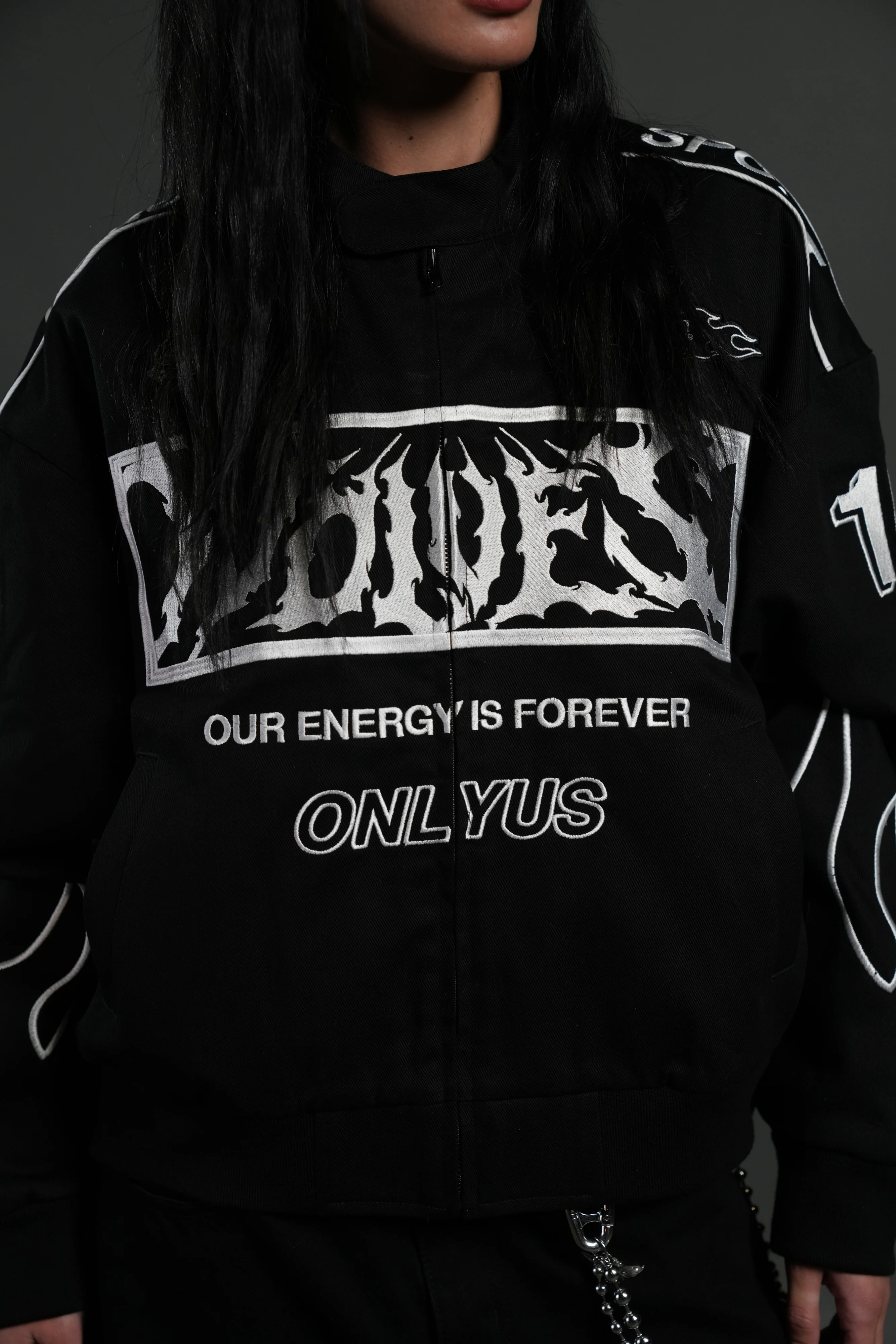 Ride The Fire V2 Gordon Racing Jacket in Black - Image 9