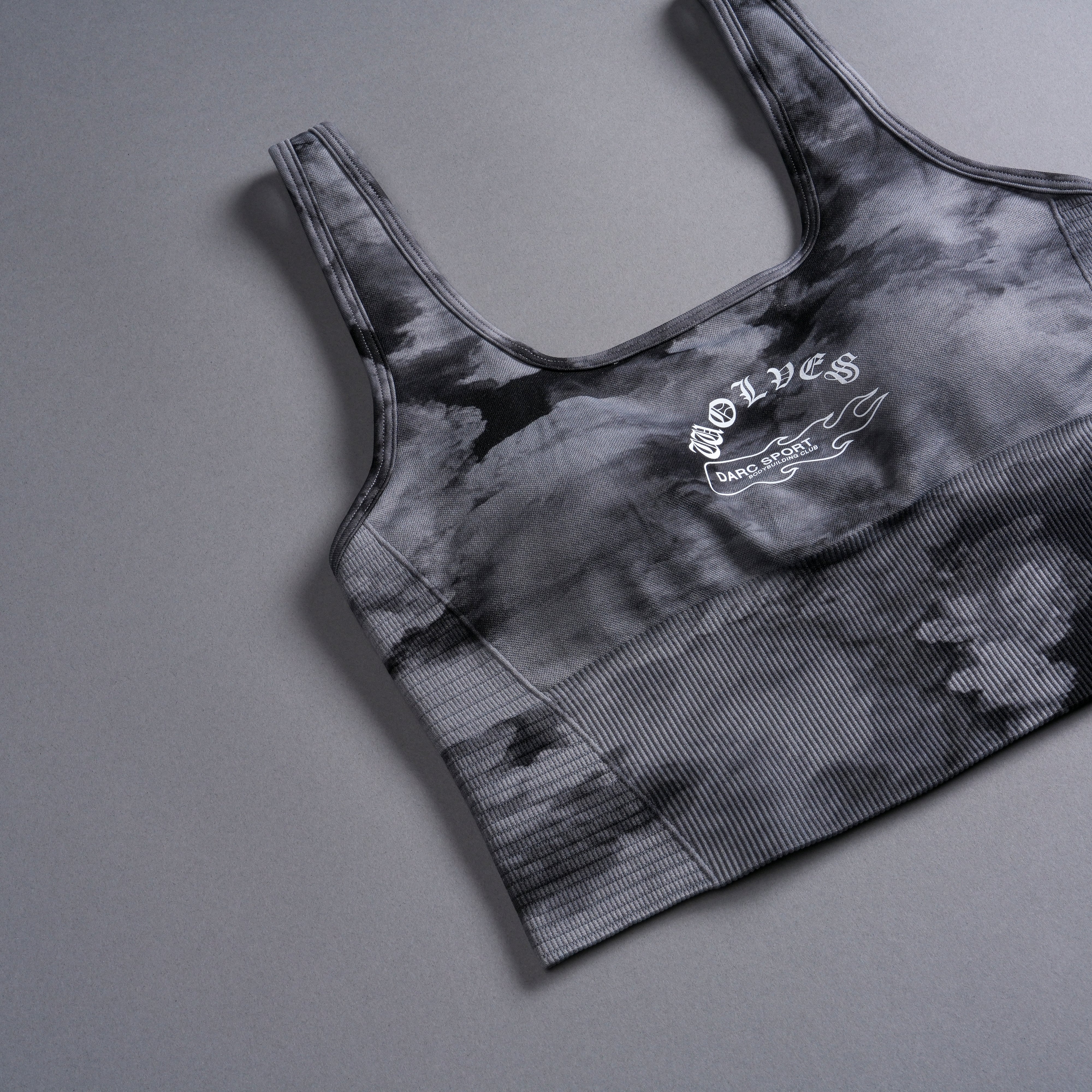 Riders "Everson Seamless" Valencourt Bra in Black Ghost Clouds - Image 8