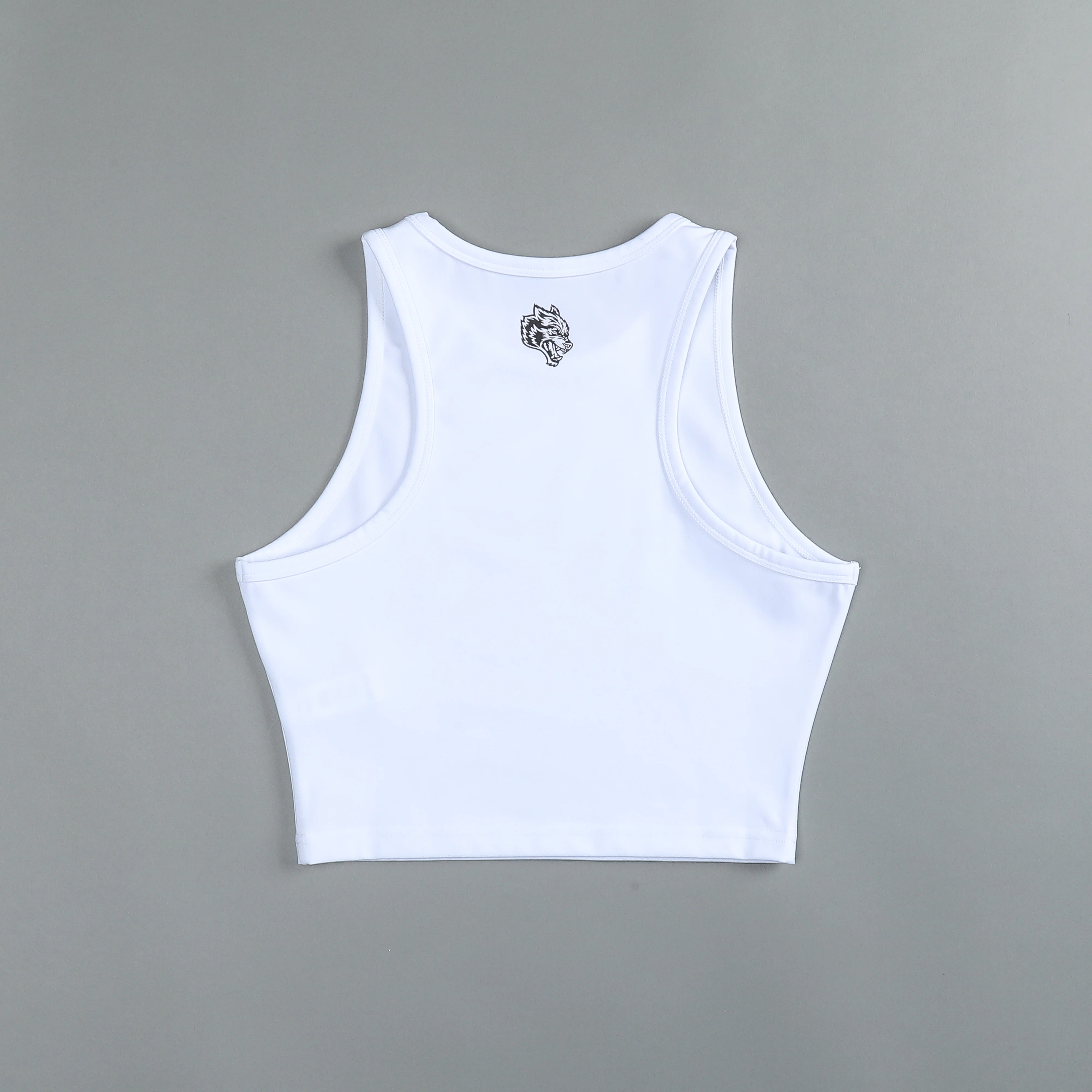Riders On The Storm "Energy" Racerback Tank in White - Image 4