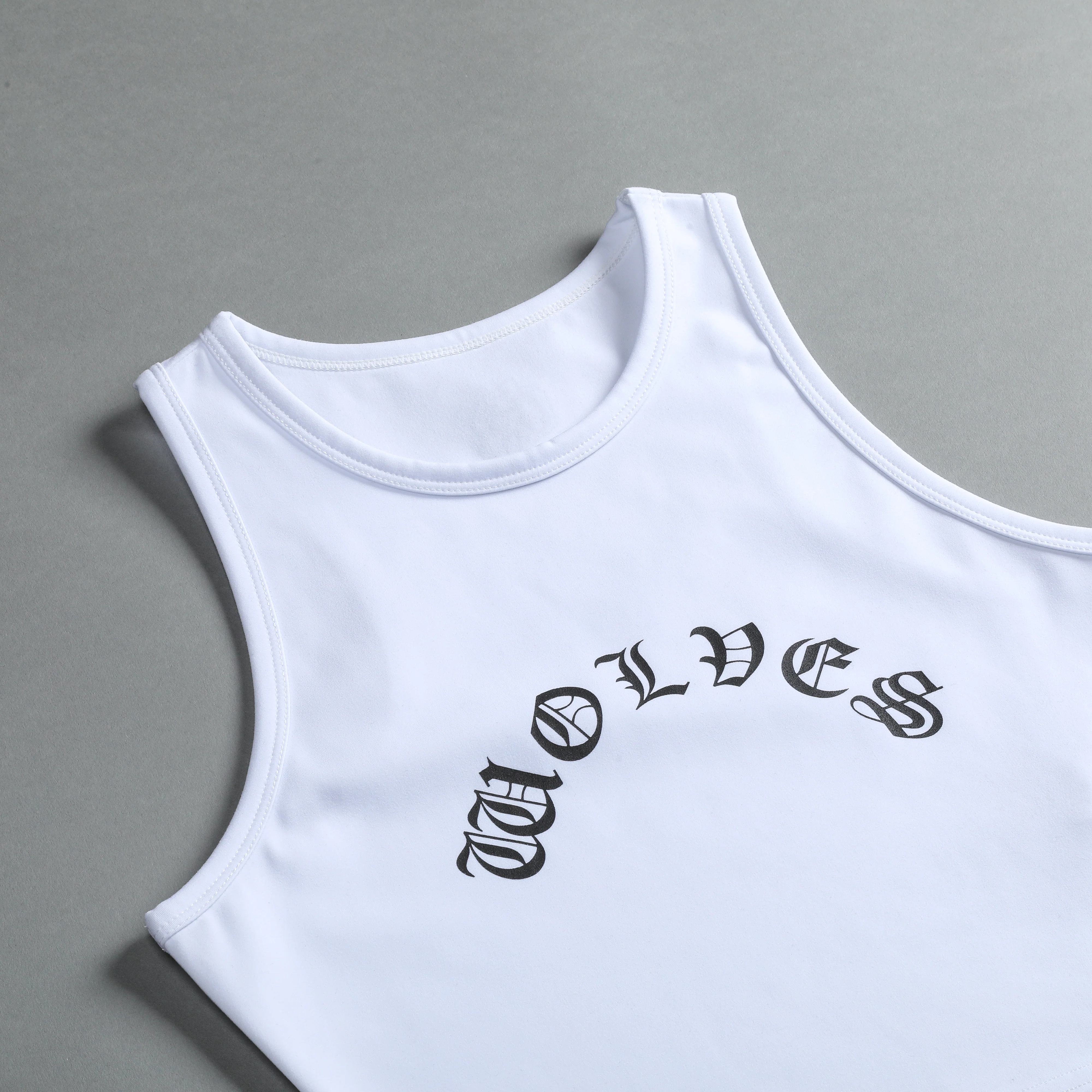 Riders On The Storm "Energy" Racerback Tank in White - Image 8