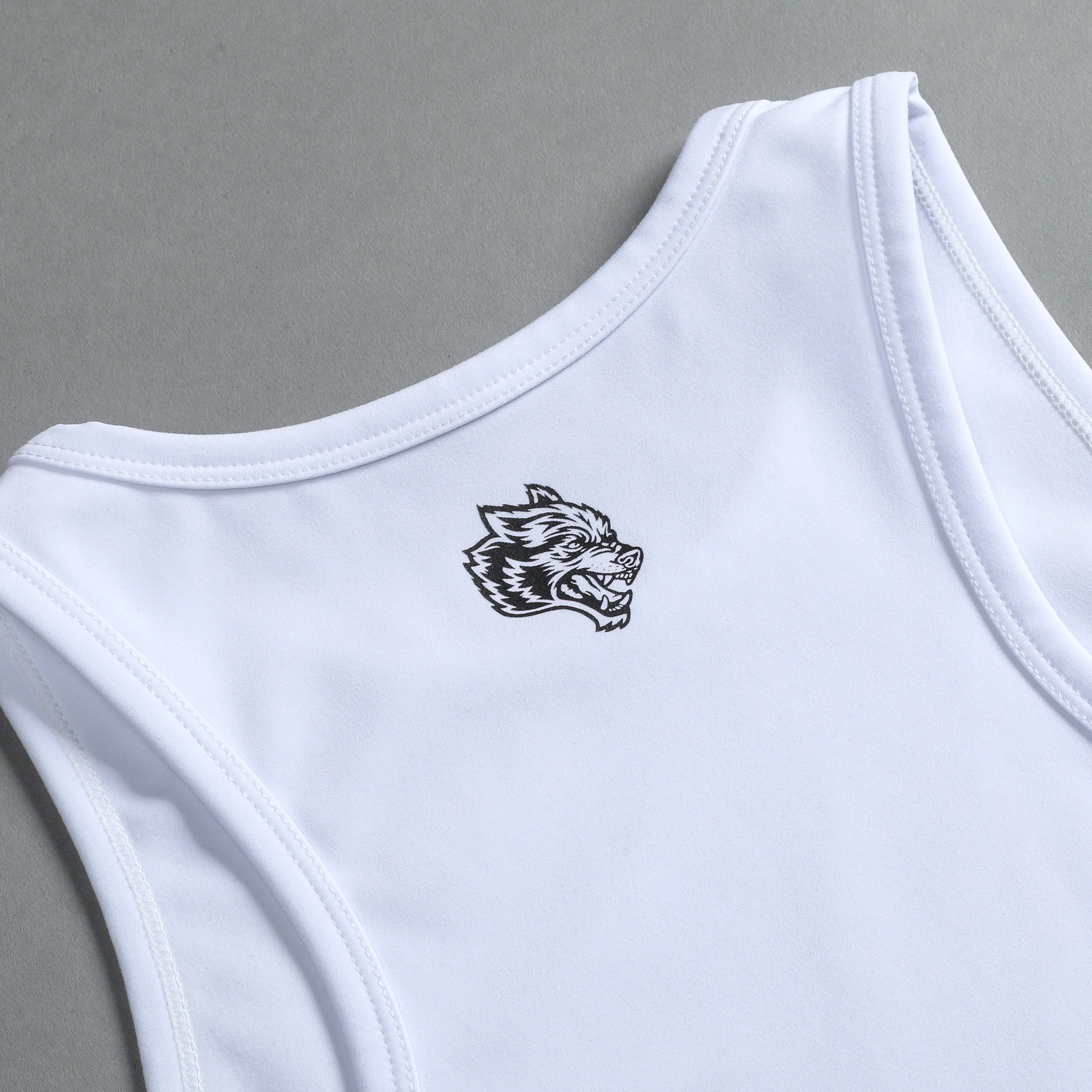 Riders On The Storm "Energy" Racerback Tank in White - Image 9