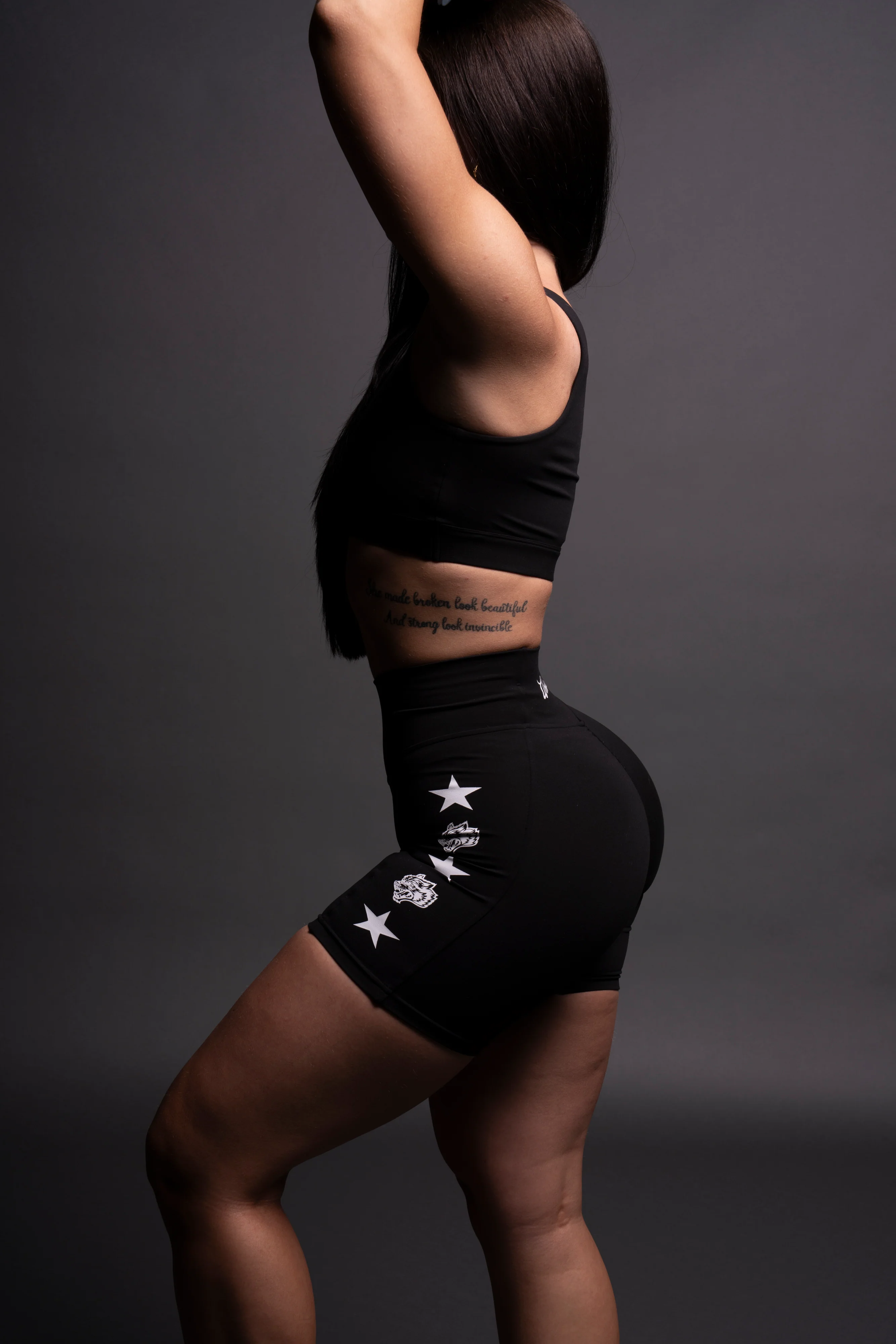 Roadster "Georgia" Energy Shorts in Black - Image 7