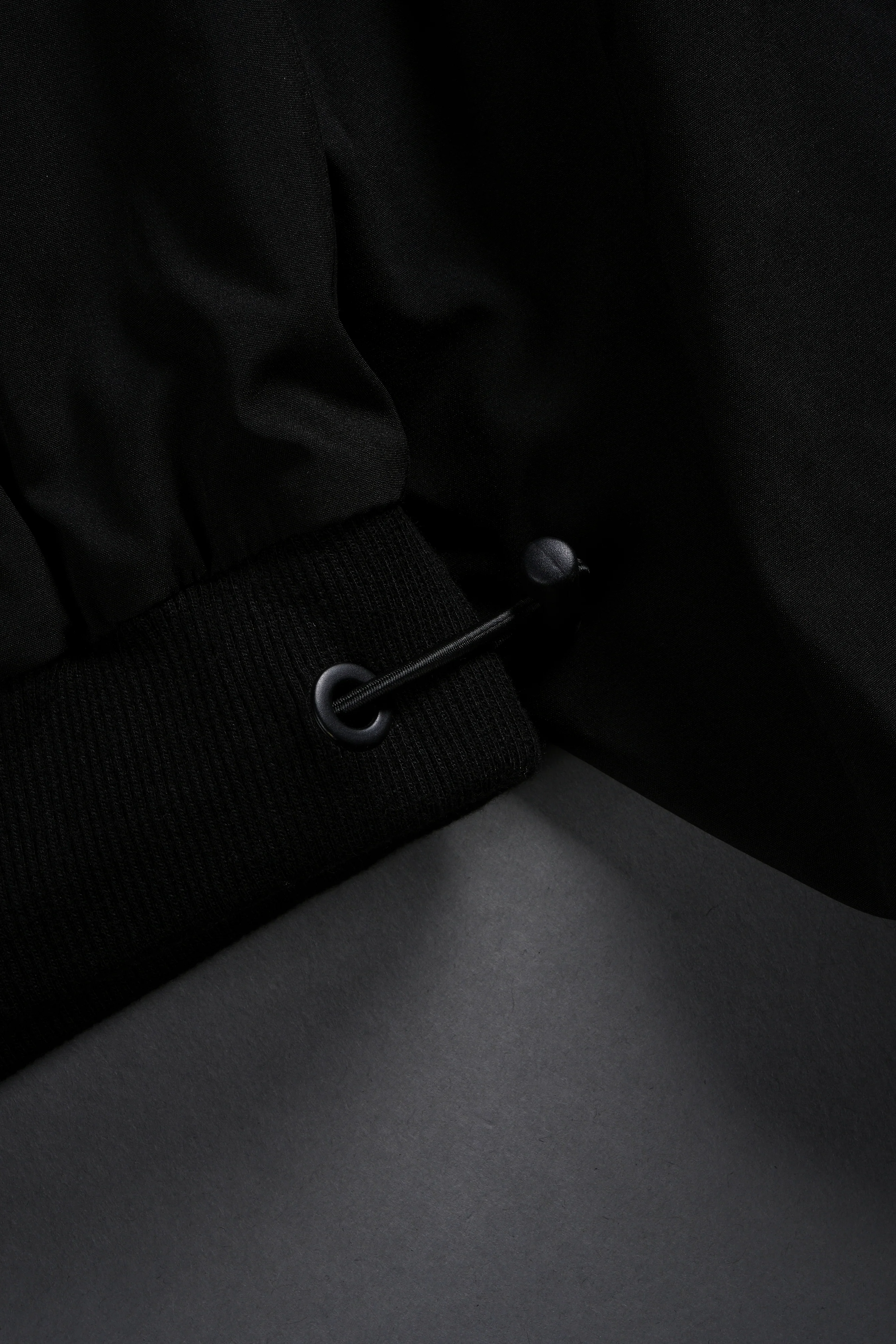 Roses While We're Here Cropped Zip Mockneck Sweater in Black - Image 4