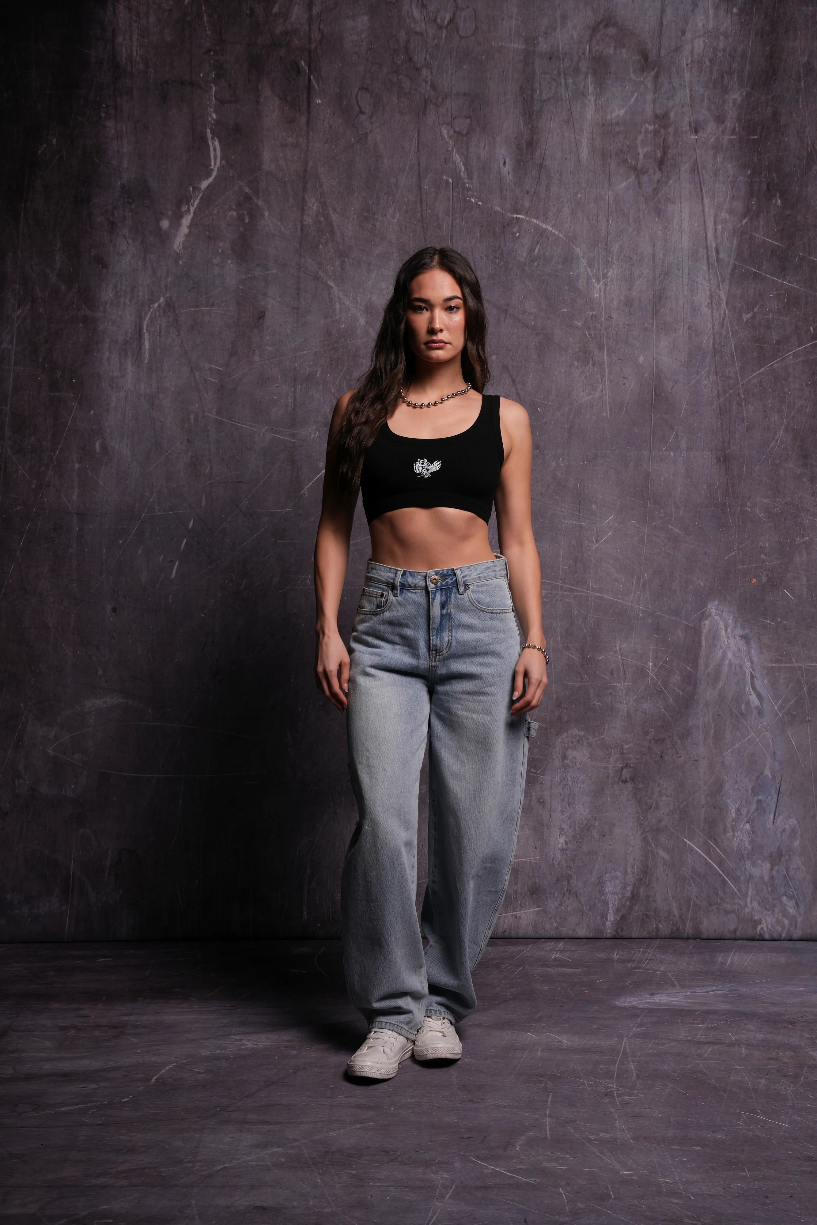 Roses While We're Here Wellness Bra in Black - Image 5